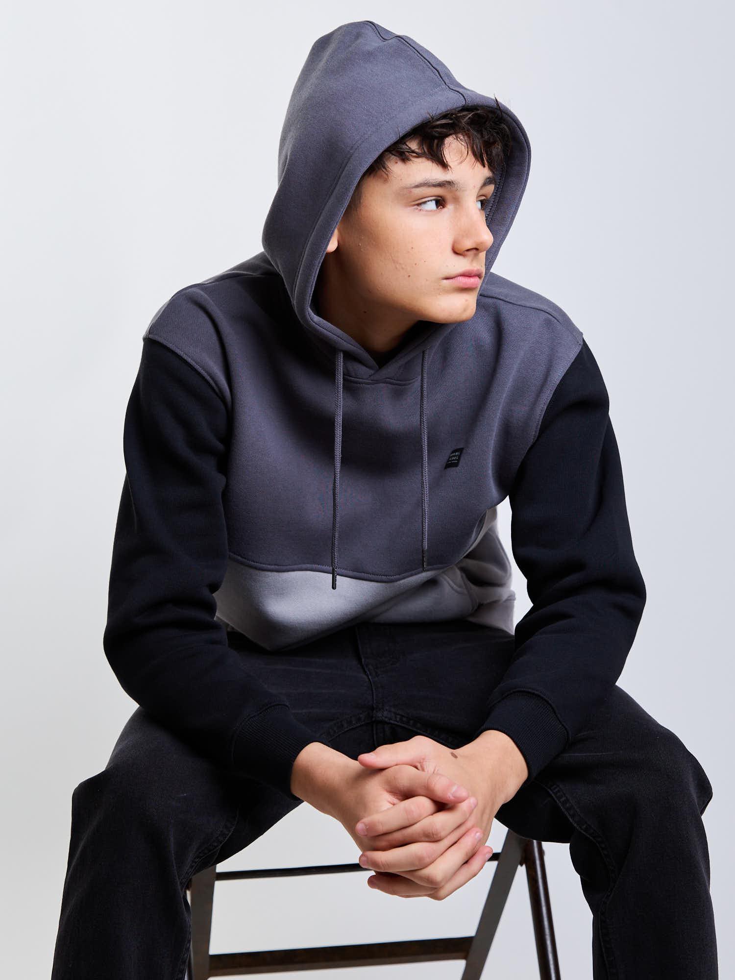 POLERON CANGURO SAILOR GRIS INFANTIL MAUI AND SONS - 6