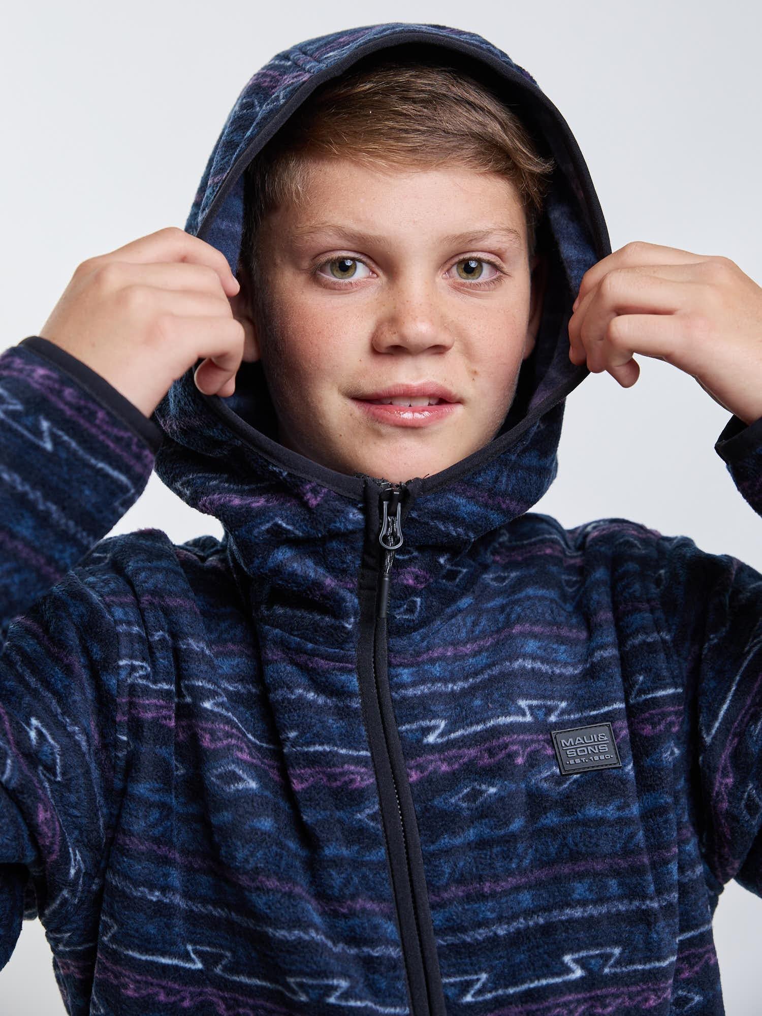 POLERON MICROPOLAR URBANIK MULTICOLOR INFANTIL MAUI AND SONS - 4