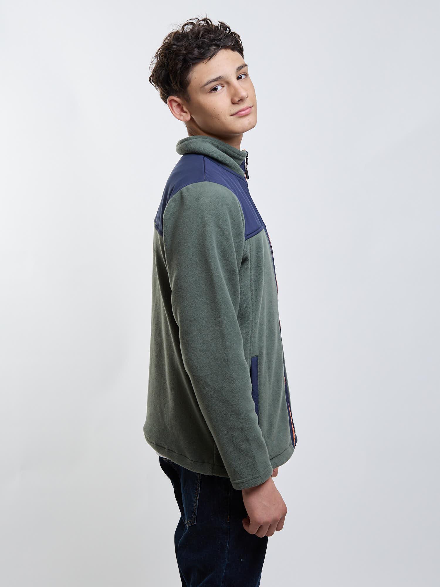 POLERON MICROPOLAR HIGHFOREST VERDE INFANTIL MAUI AND SONS - 3