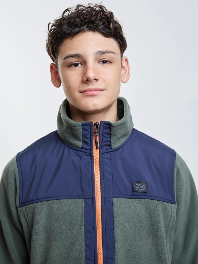 POLERON MICROPOLAR HIGHFOREST VERDE INFANTIL MAUI AND SONS - 4