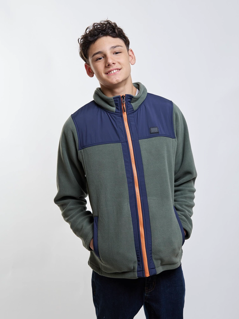 POLERON MICROPOLAR HIGHFOREST VERDE INFANTIL MAUI AND SONS - 7