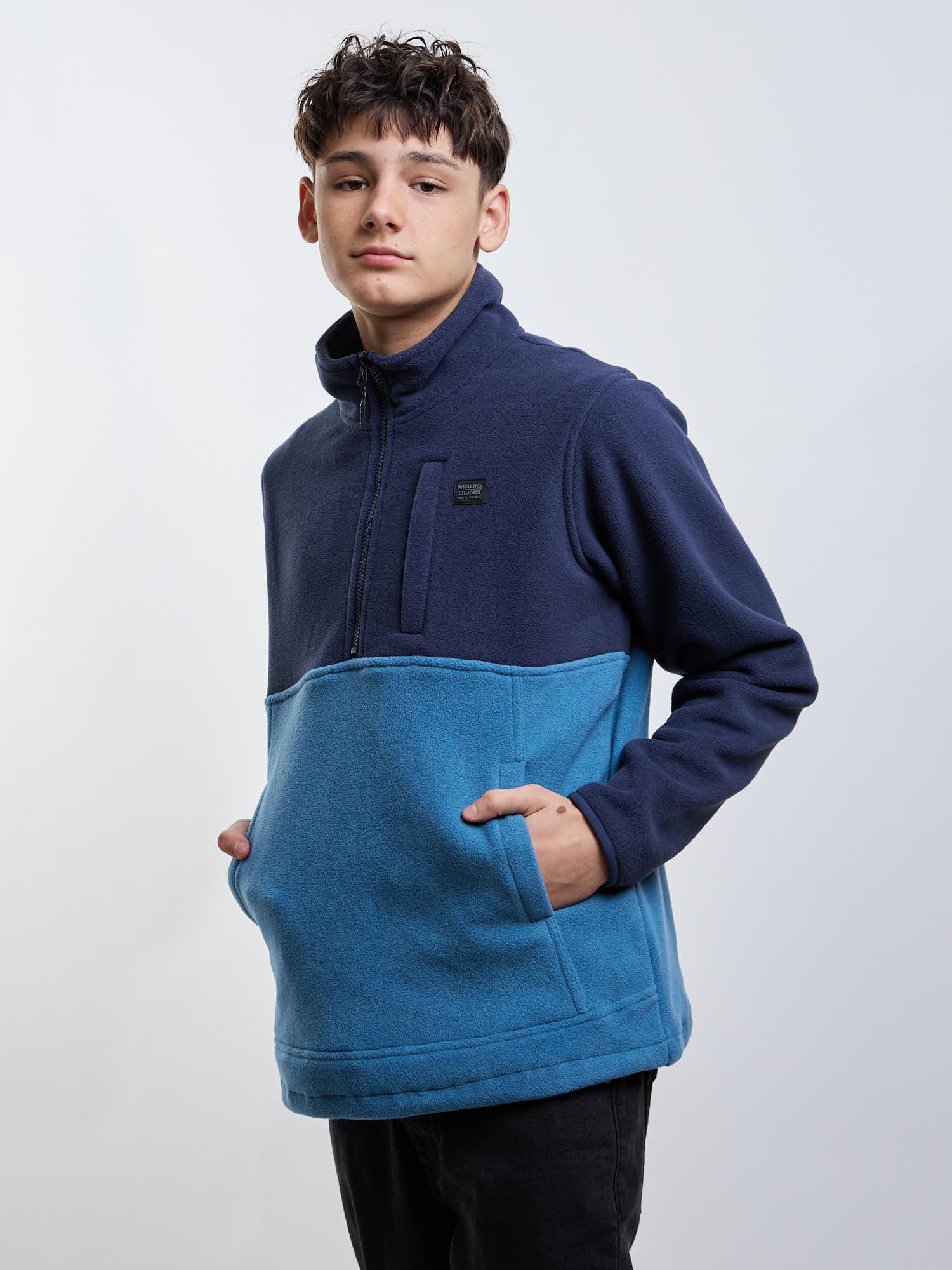 POLERON MICROPOLAR MAKAI AZUL INFANTIL MAUI AND SONS - 7
