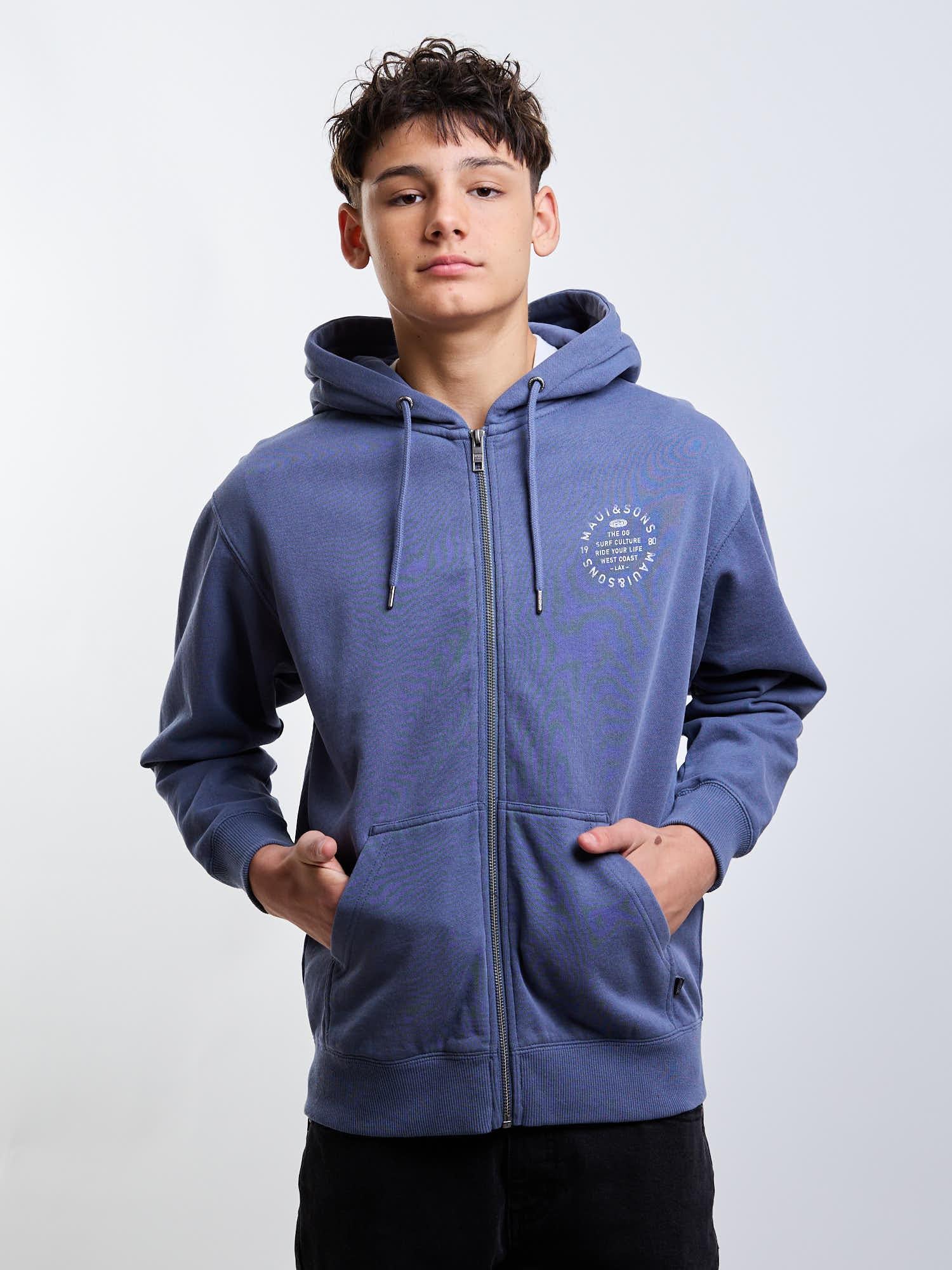 POLERON FZ COAST AZUL INFANTIL MAUI AND SONS - 1