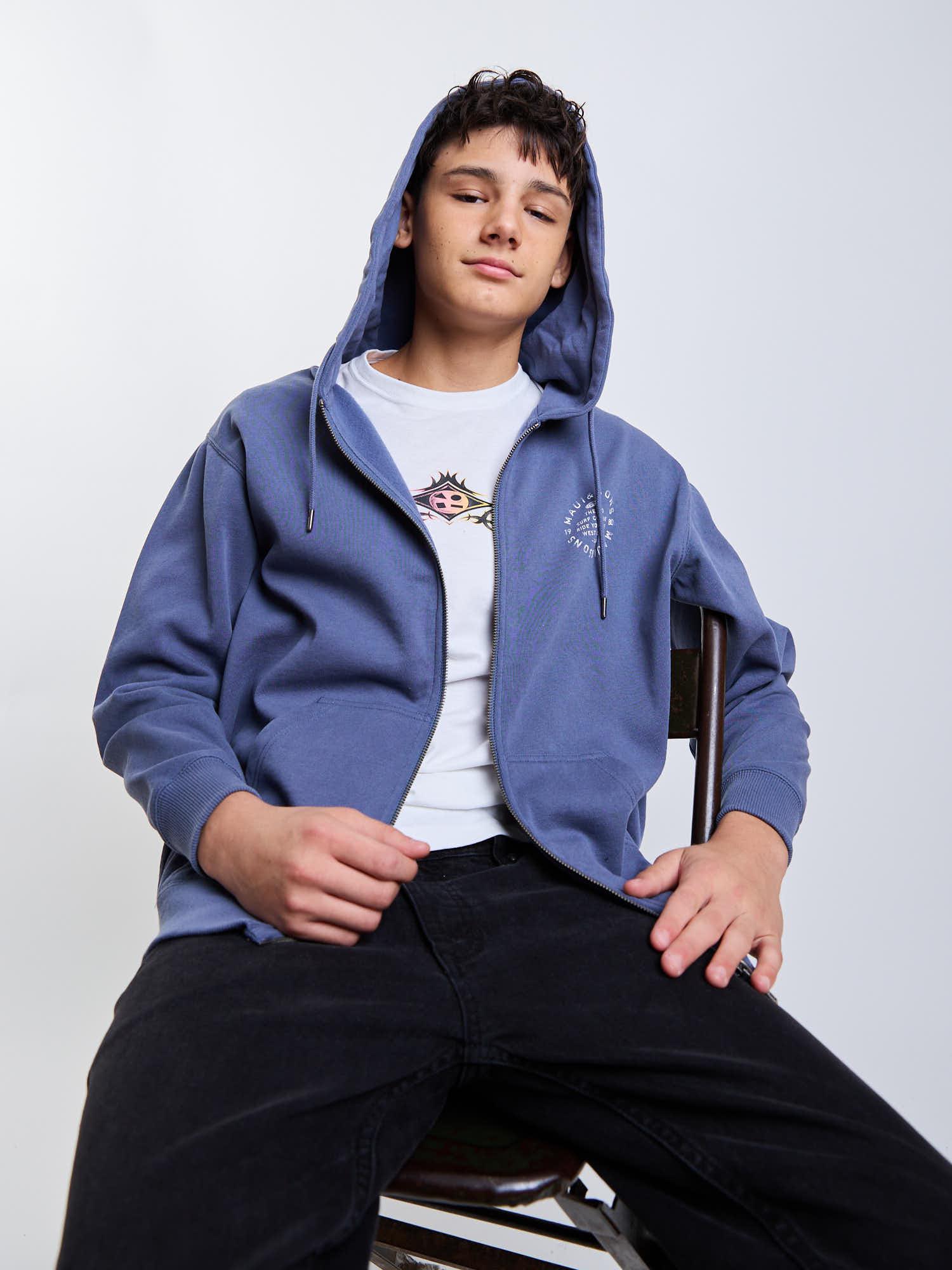 POLERON FZ COAST AZUL INFANTIL MAUI AND SONS - 7