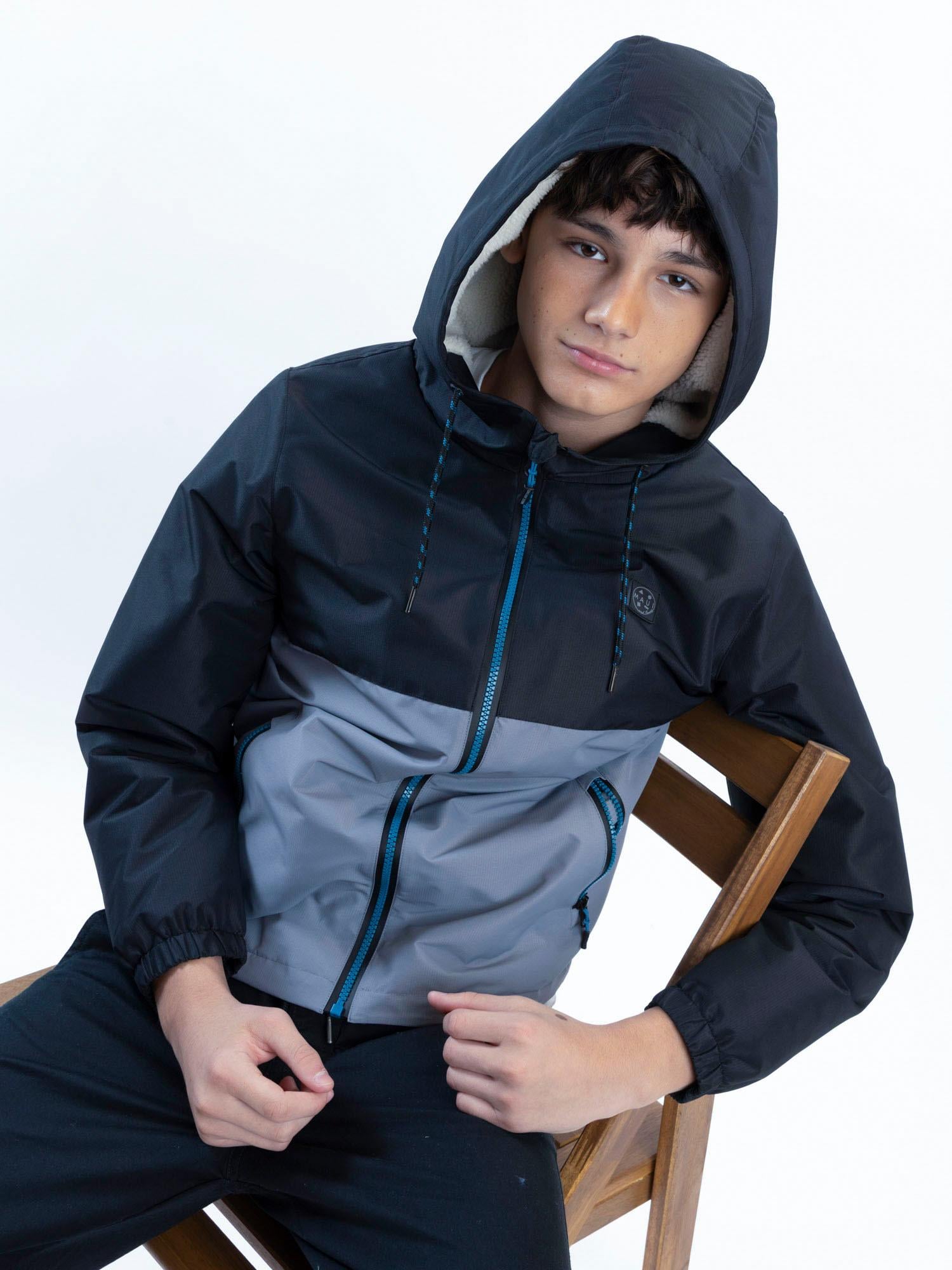 CHAQUETA REALM GRIS INFANTIL MAUI AND SONS - 8