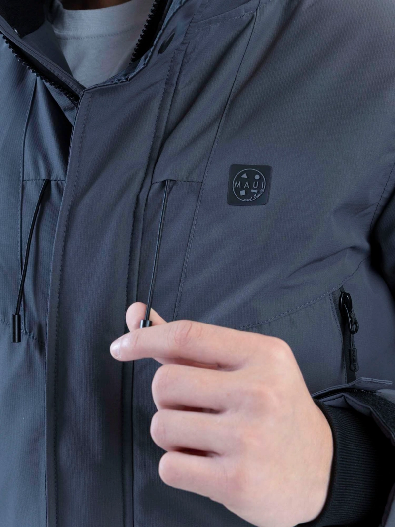 CHAQUETA CANYON GRIS INFANTIL MAUI AND SONS - 5