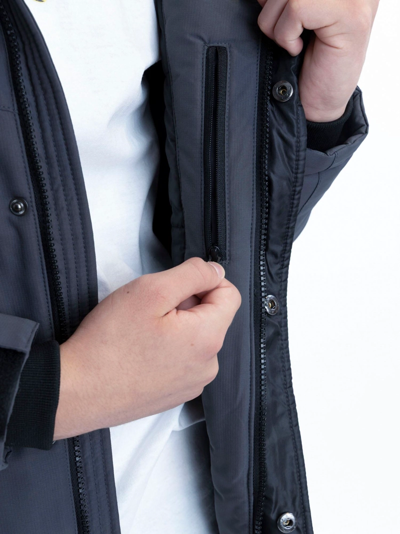 CHAQUETA CANYON GRIS INFANTIL MAUI AND SONS - 7