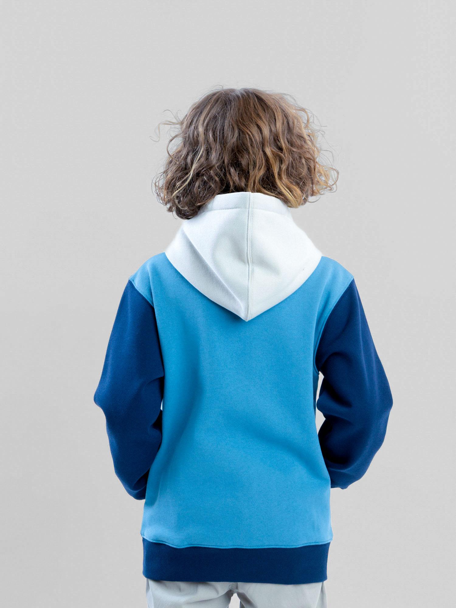 POLERON CANGURO COASTFALL CELESTE INFANTIL MAUI AND SONS - 3