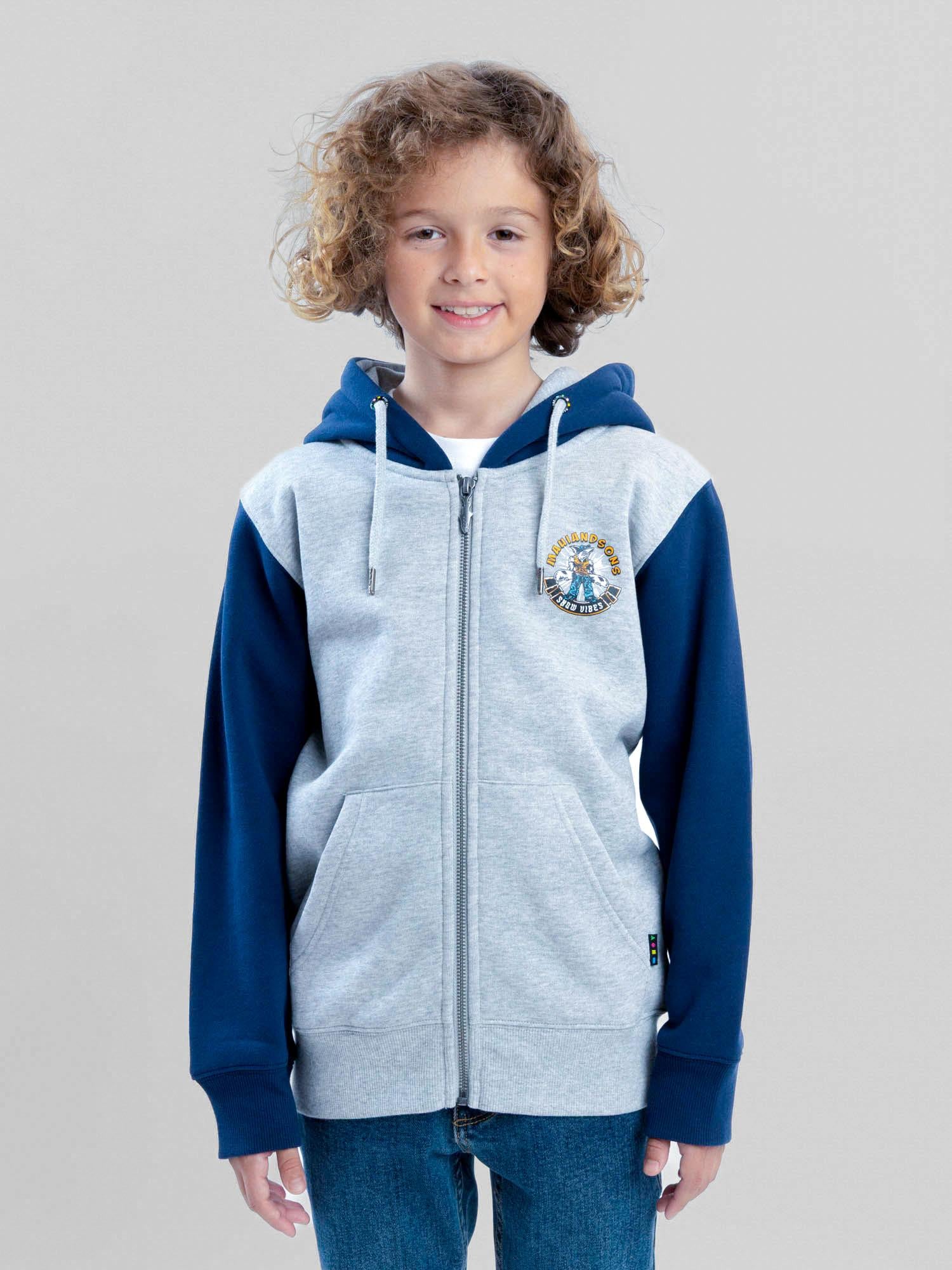 POLERON FZ EVERFLOW GRIS INFANTIL MAUI AND SONS - 1
