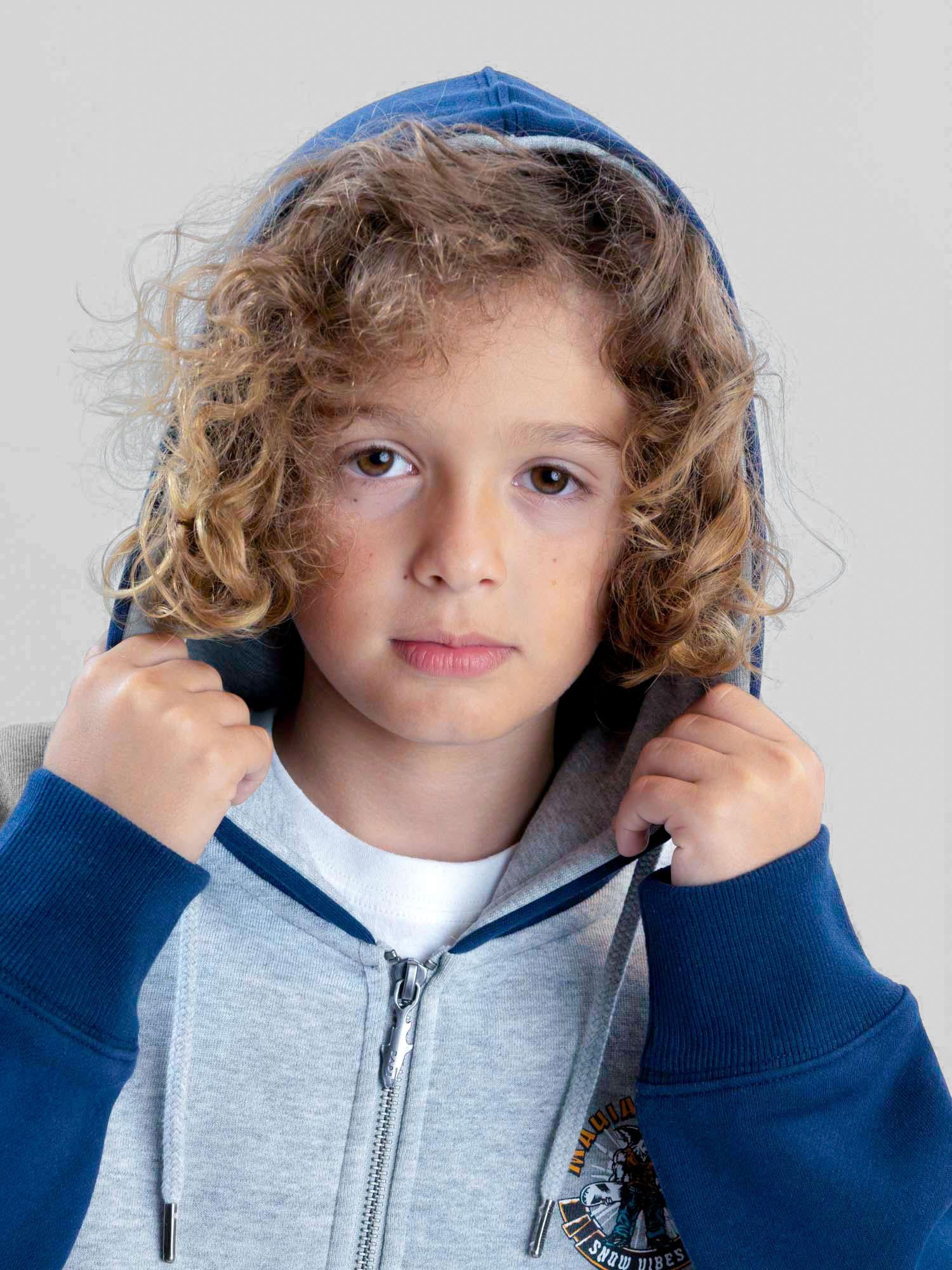 POLERON FZ EVERFLOW GRIS INFANTIL MAUI AND SONS - 4