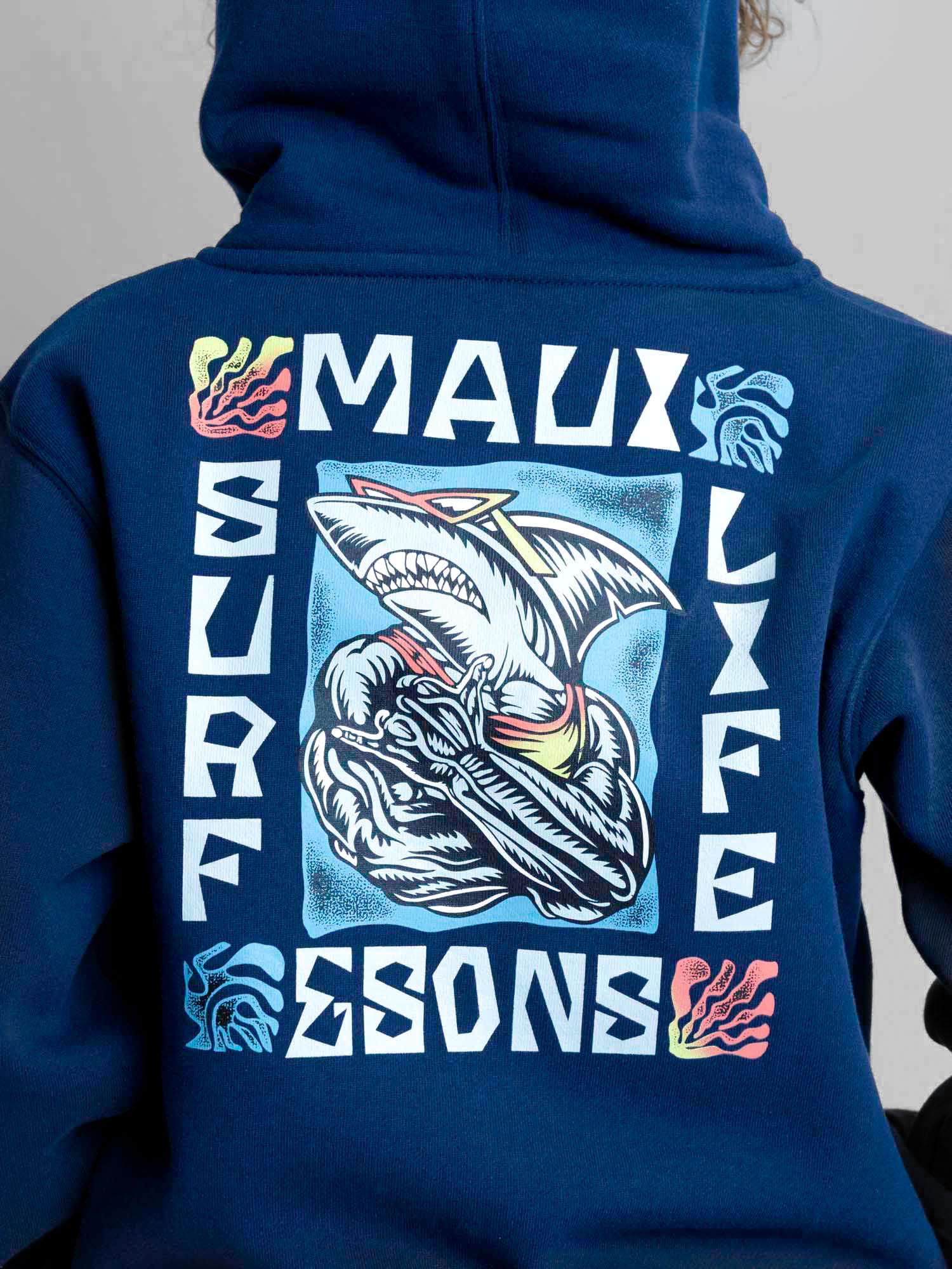 POLERON FZ COASTLOOP AZUL INFANTIL MAUI AND SONS - 4