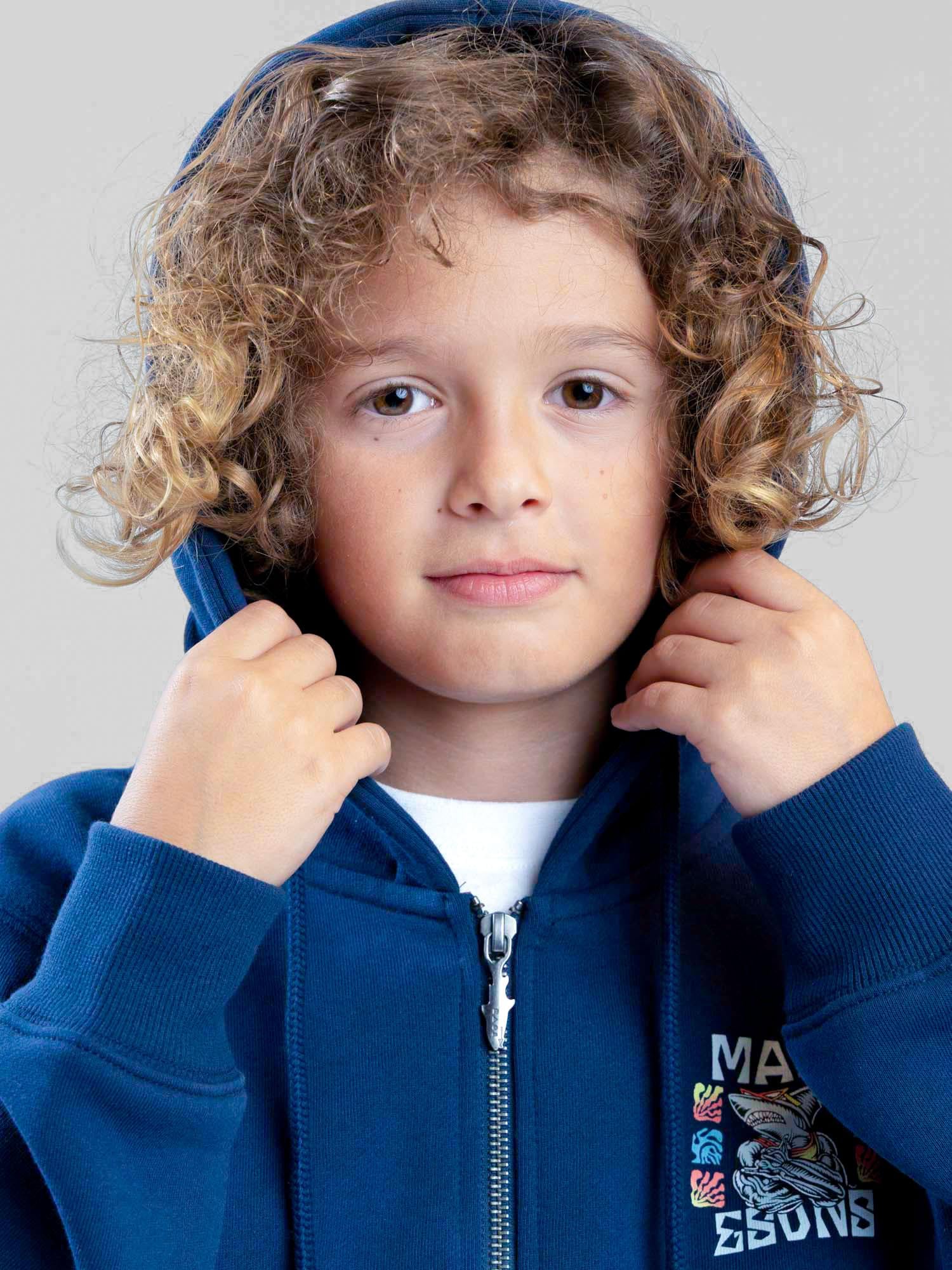 POLERON FZ COASTLOOP AZUL INFANTIL MAUI AND SONS - 6