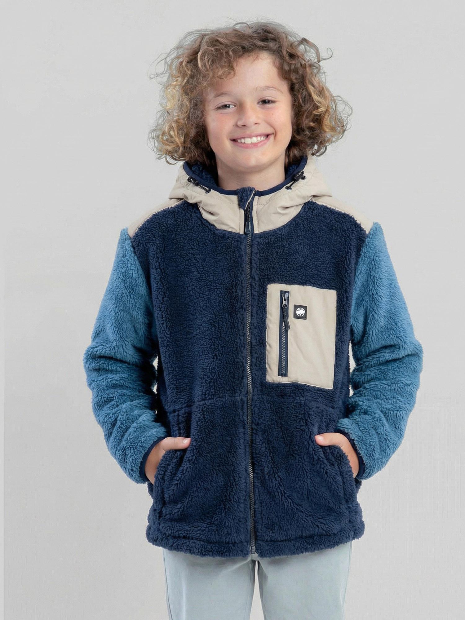 POLERON CHIPORRO TOUBKAL AZUL INFANTIL MAUI AND SONS - 1