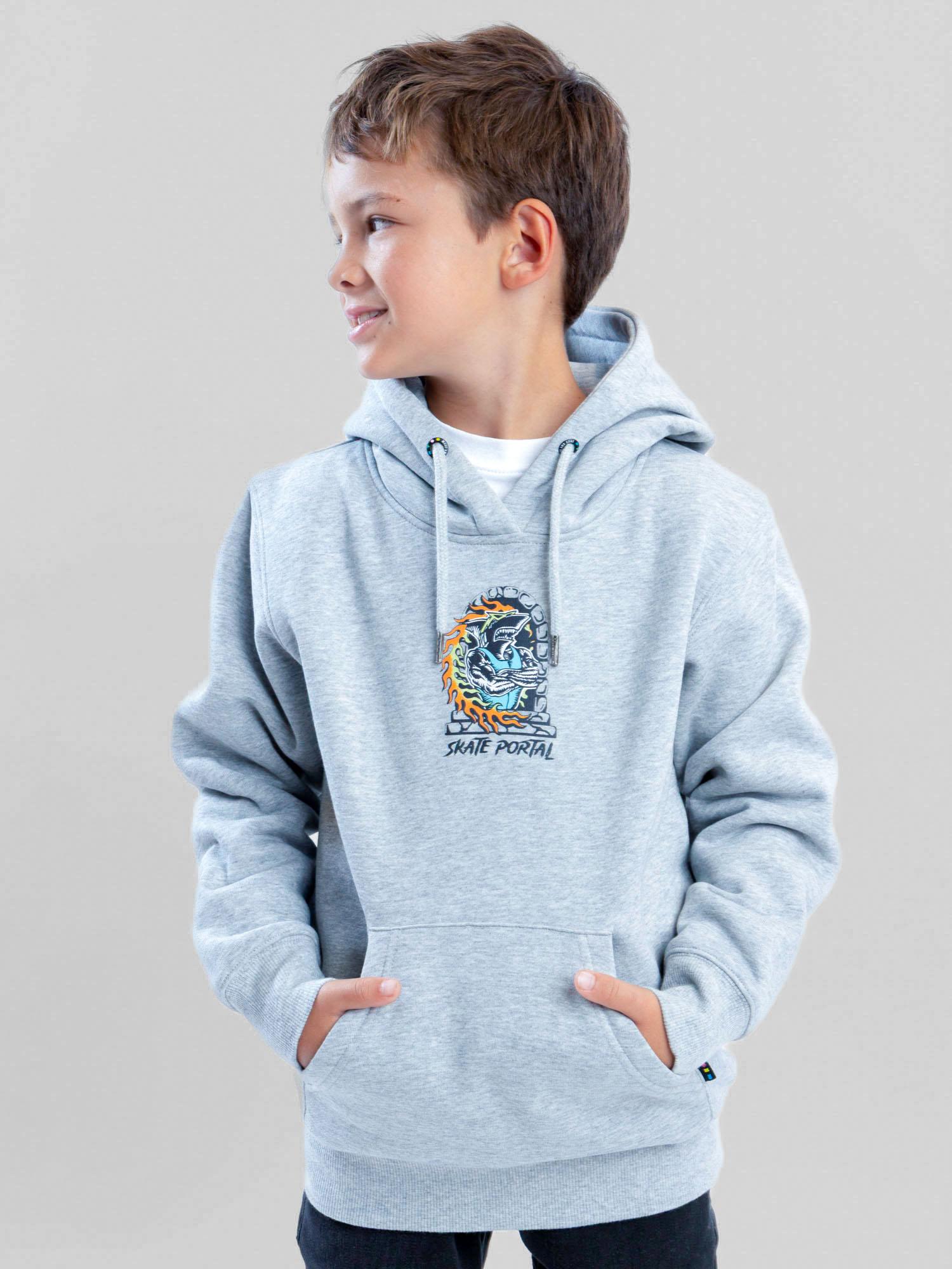 POLERON CANGURO SUNWAVE GRIS INFANTIL MAUI AND SONS - 2
