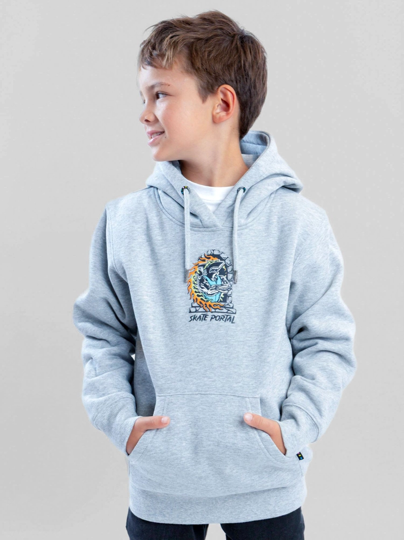 POLERON CANGURO SUNWAVE GRIS INFANTIL MAUI AND SONS - 2