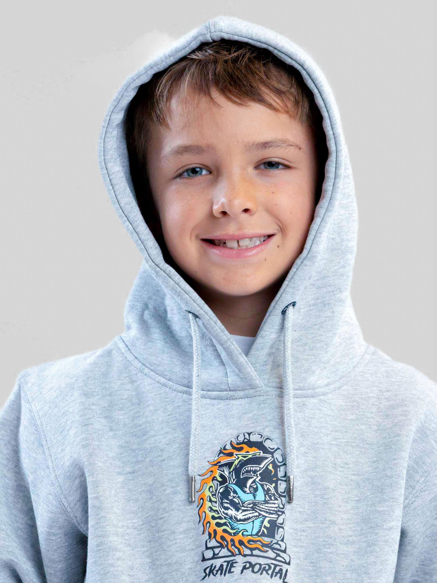 POLERON CANGURO SUNWAVE GRIS INFANTIL MAUI AND SONS - 5