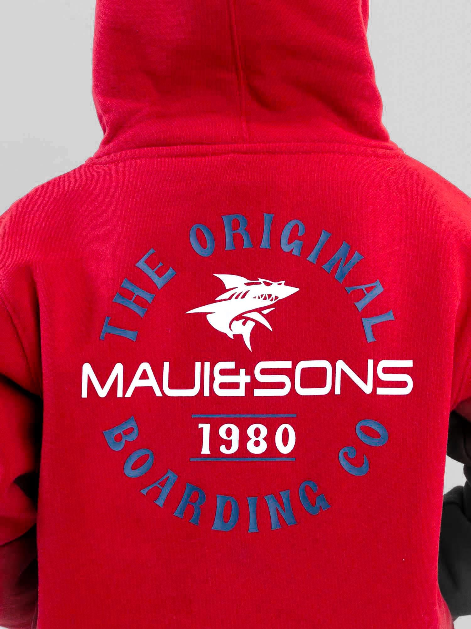 POLERON CANGURO DEEPSEA ROJO INFANTIL MAUI AND SONS - 4