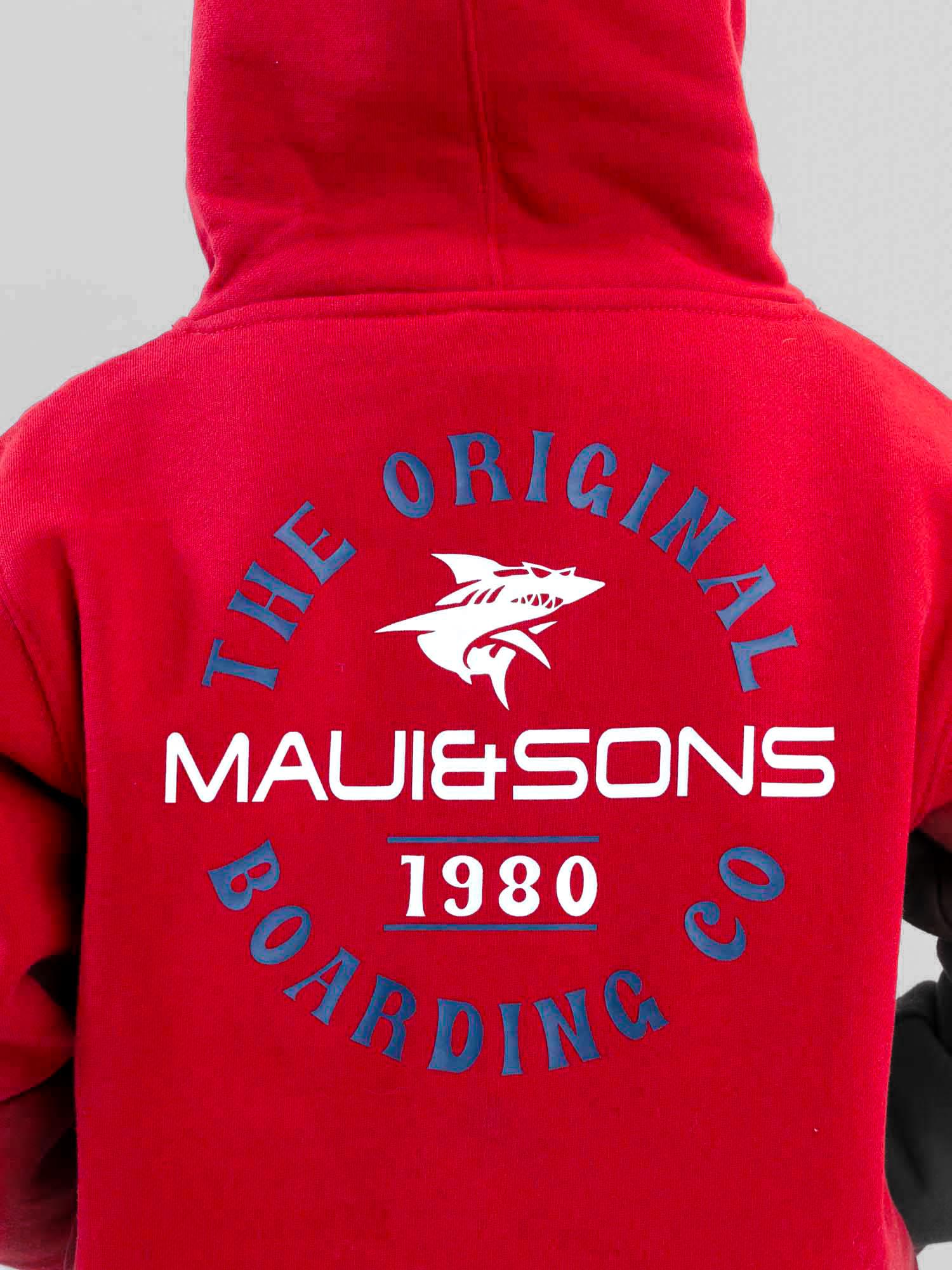 POLERON CANGURO DEEPSEA ROJO INFANTIL MAUI AND SONS - 4