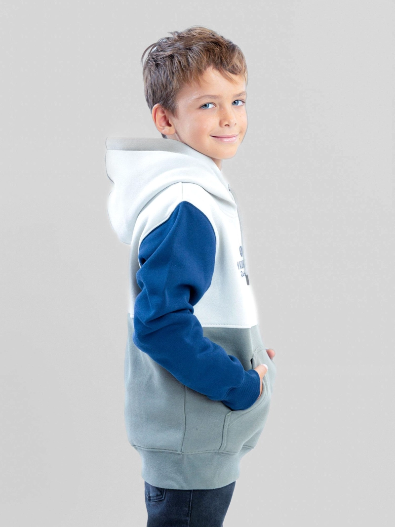 POLERON CANGURO OUTRIDER VERDE INFANTIL MAUI AND SONS - 2