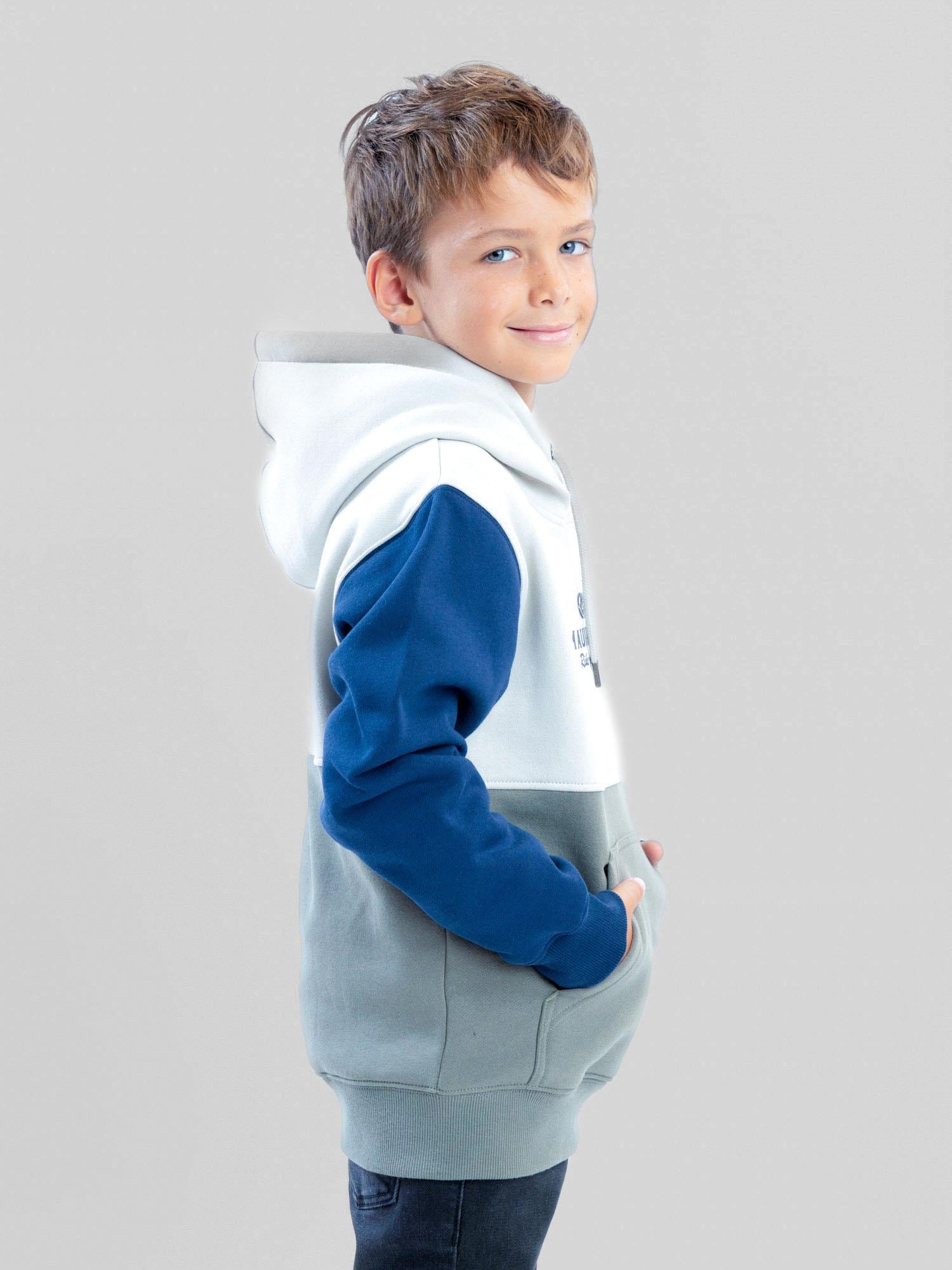 POLERON CANGURO OUTRIDER VERDE INFANTIL MAUI AND SONS - 2