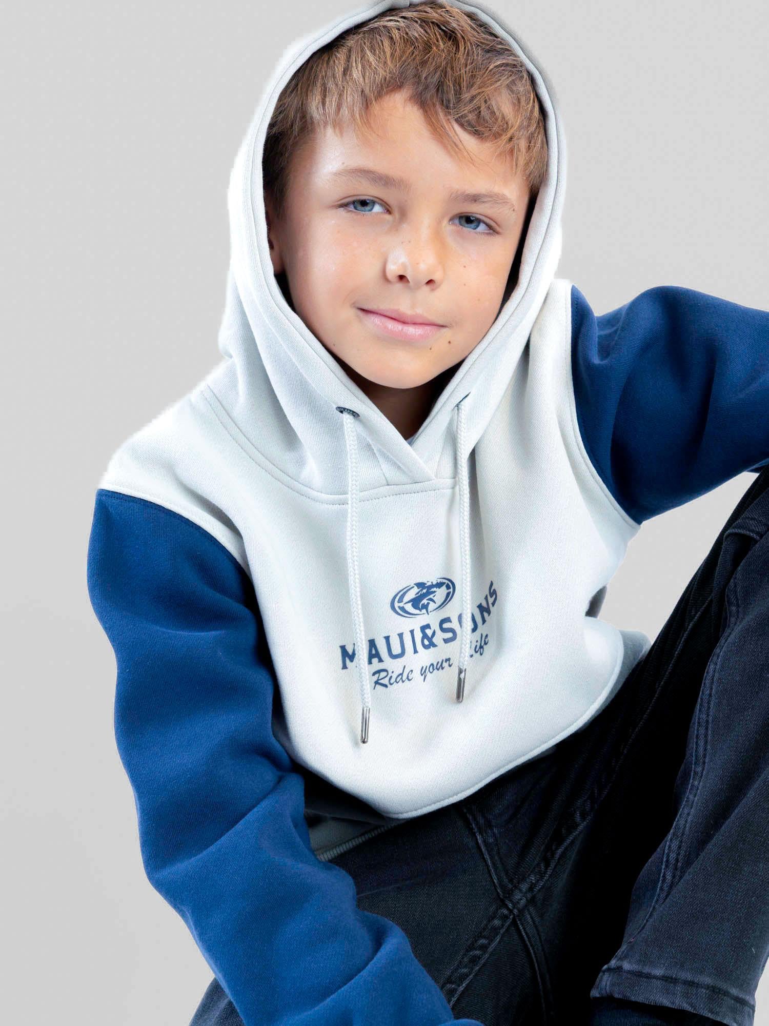 POLERON CANGURO OUTRIDER VERDE INFANTIL MAUI AND SONS - 6