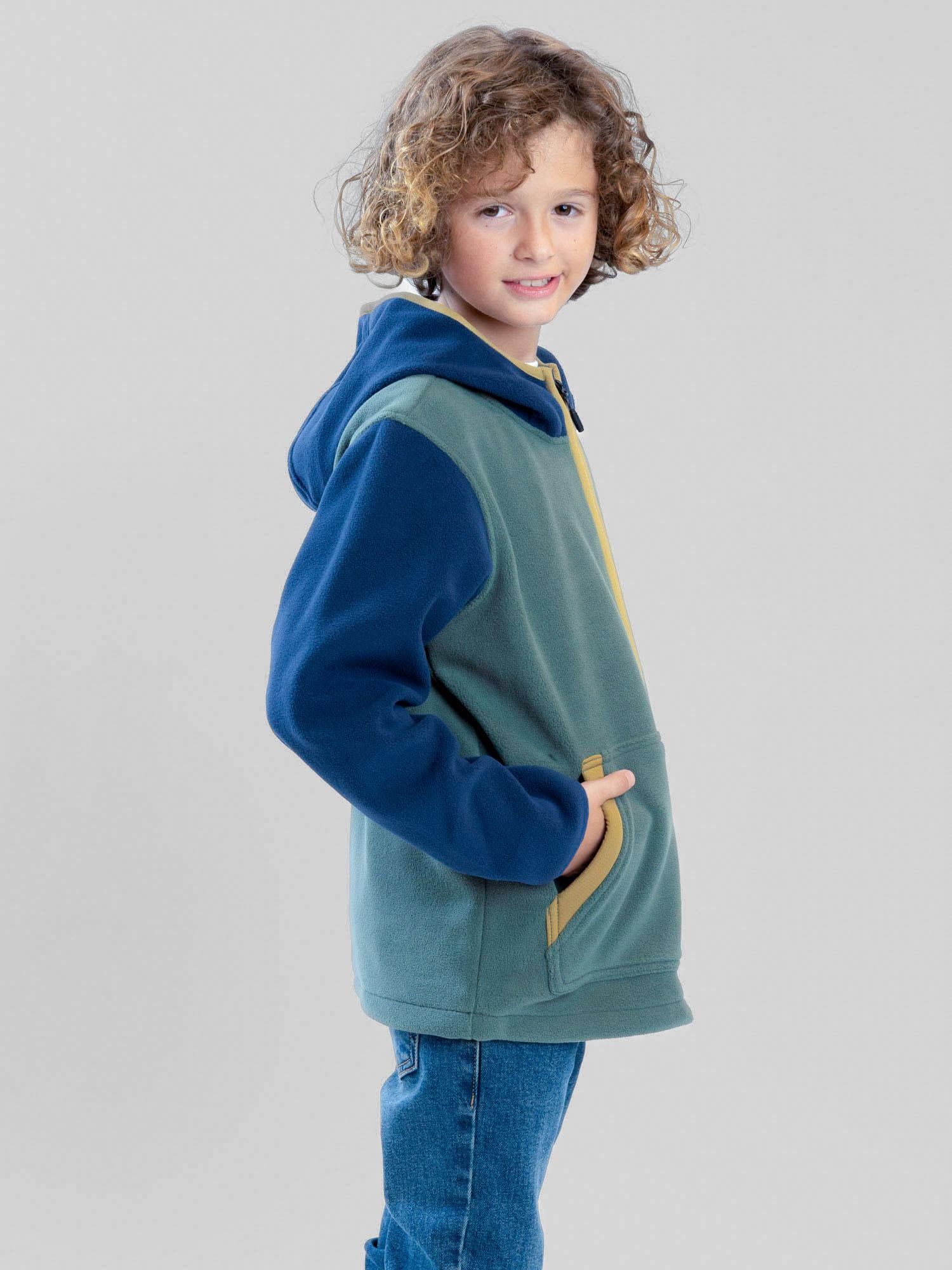 POLERON POLAR LONGSHORE VERDE INFANTIL MAUI AND SONS - 2