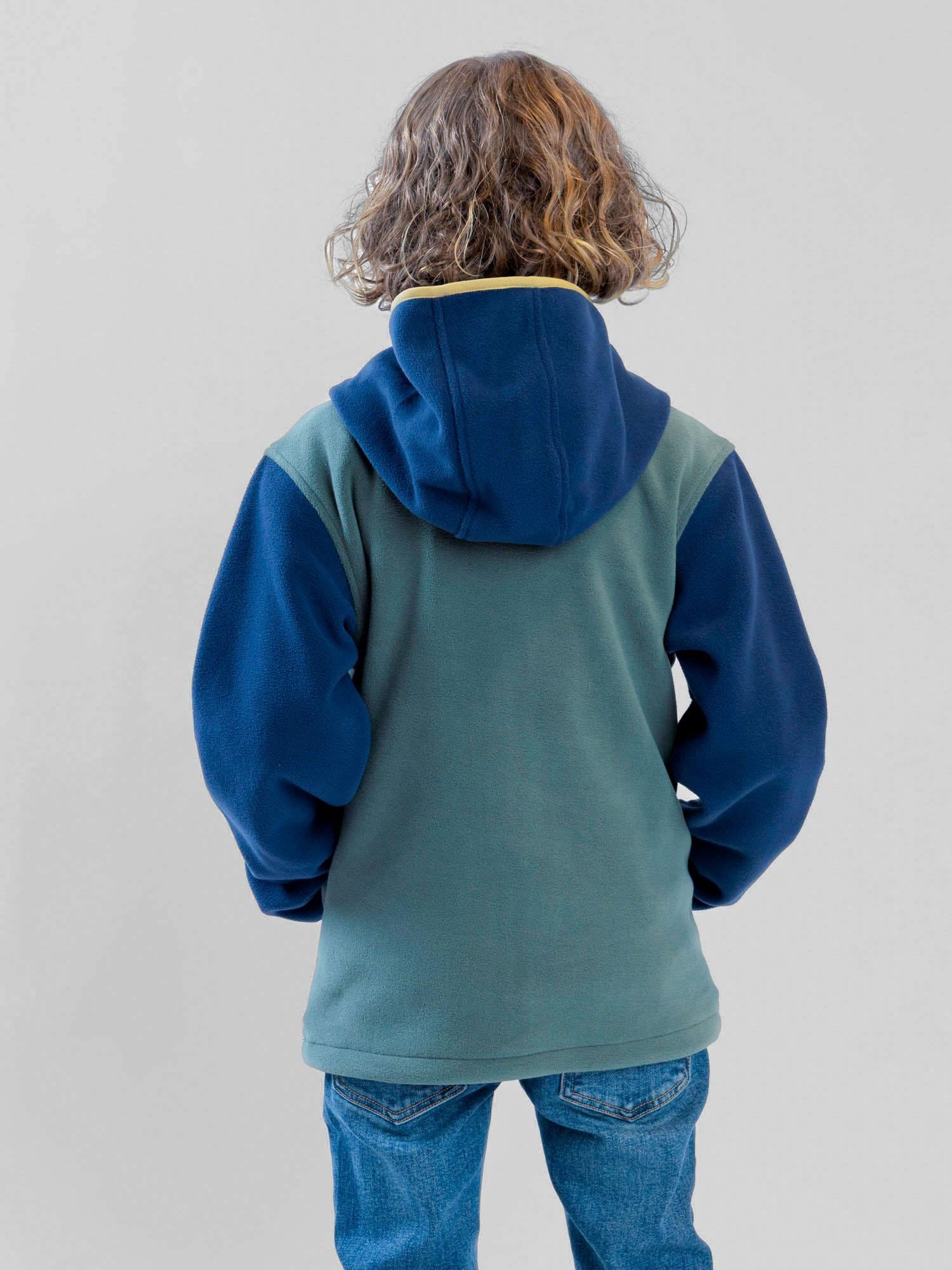 POLERON POLAR LONGSHORE VERDE INFANTIL MAUI AND SONS - 3
