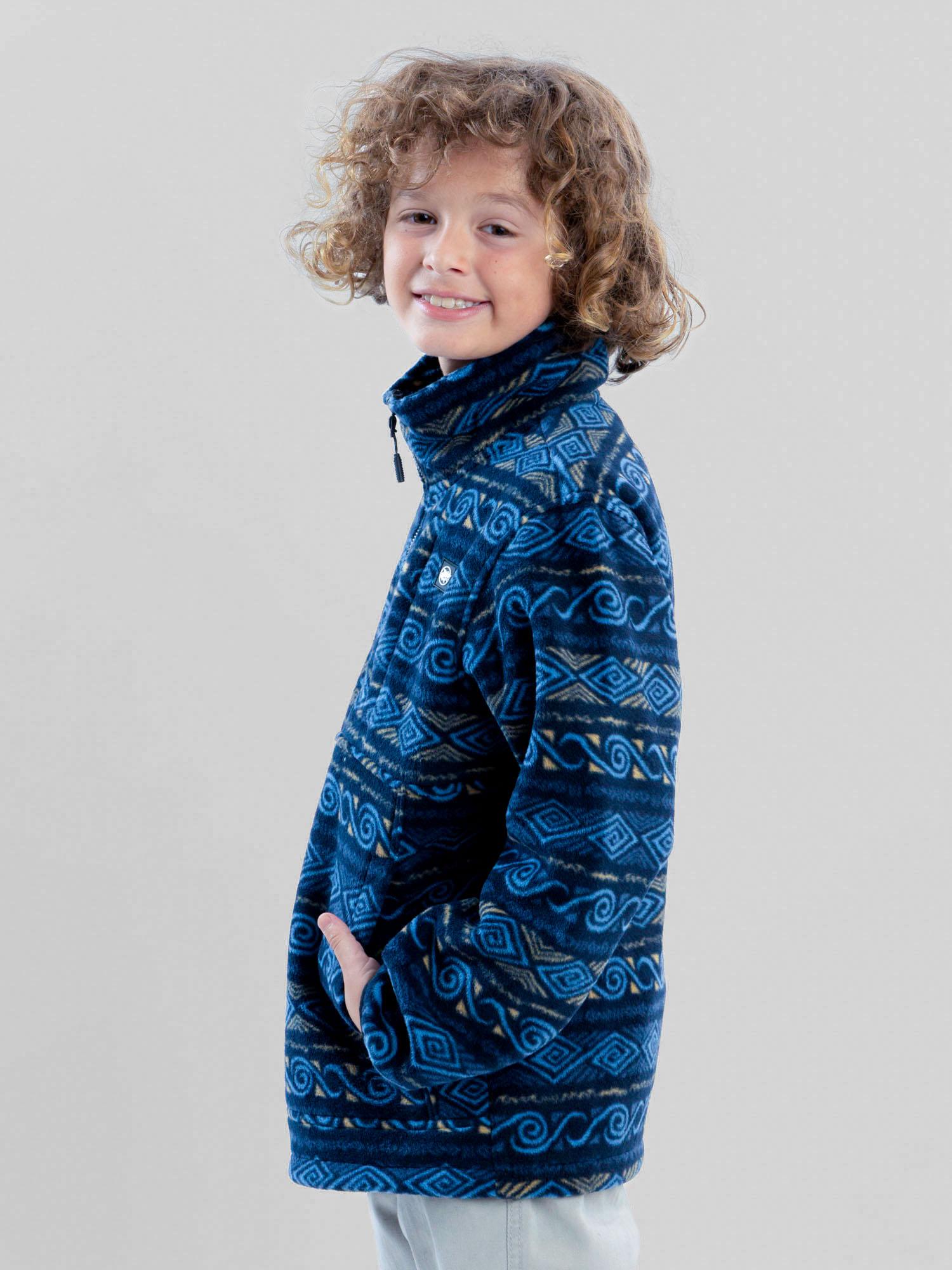 POLERON POLAR ANDEAN LAKE MULTICOLOR INFANTIL MAUI AND SONS - 2