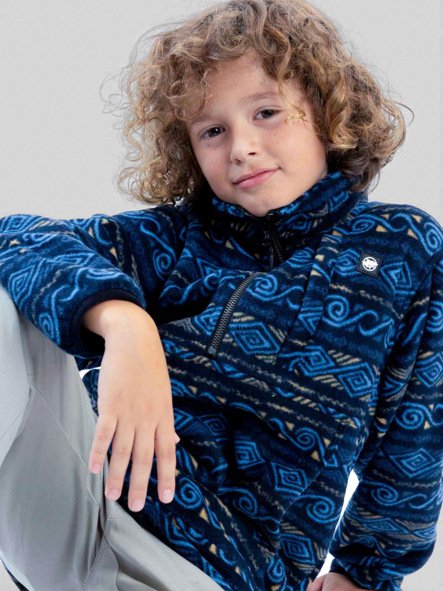 POLERON POLAR ANDEAN LAKE MULTICOLOR INFANTIL MAUI AND SONS - 6