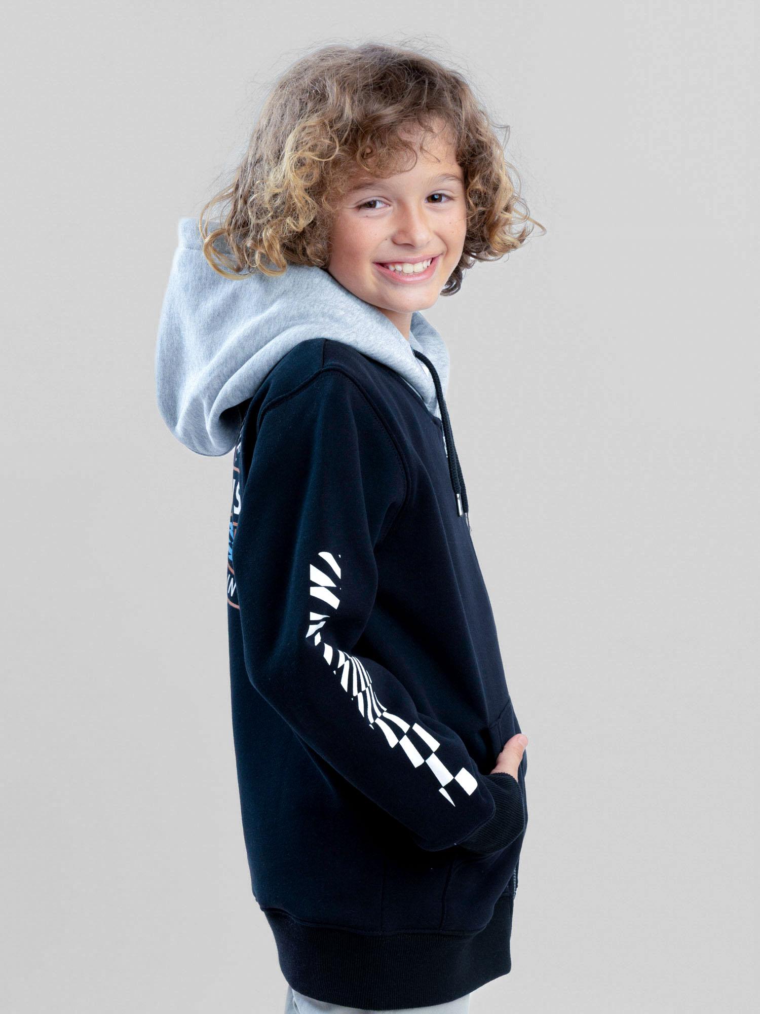 POLERON FZ SURFER NEGRO INFANTIL MAUI AND SONS - 3