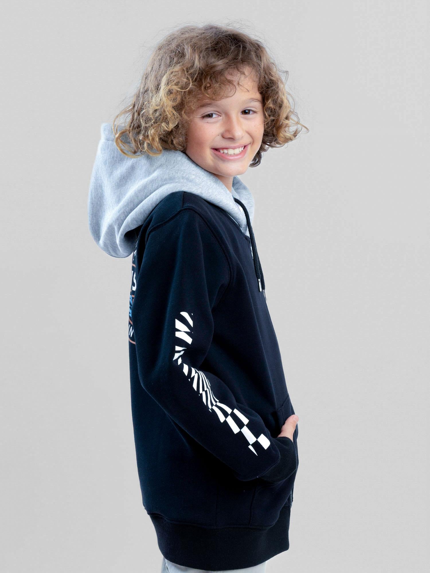 POLERON FZ SURFER NEGRO INFANTIL MAUI AND SONS - 3