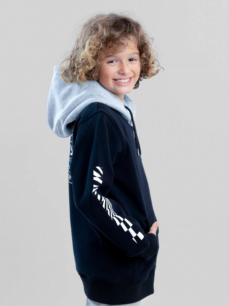 POLERON FZ SURFER NEGRO INFANTIL MAUI AND SONS - 3