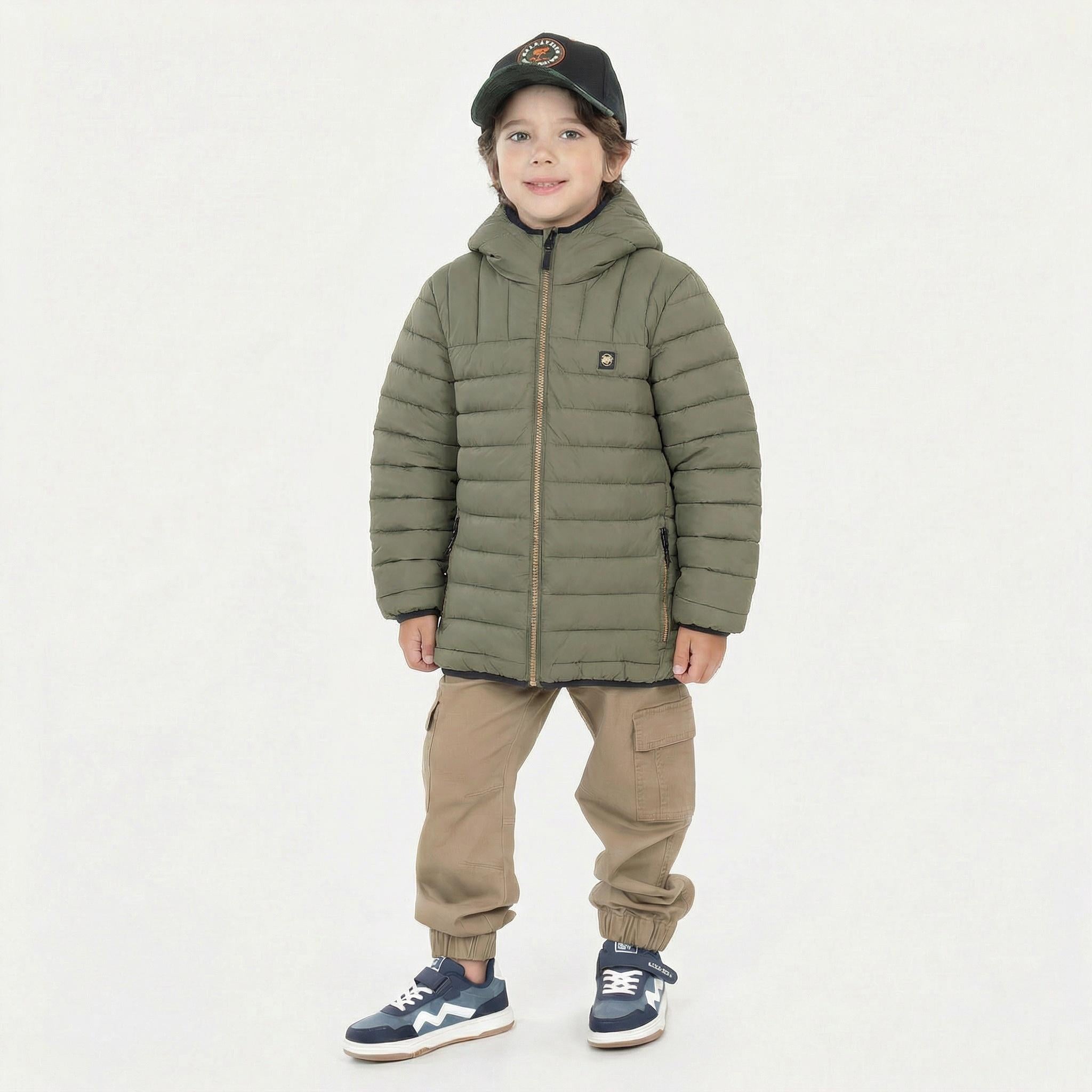PARKA EASTPORT VERDE INFANTIL MAUI AND SONS - 3
