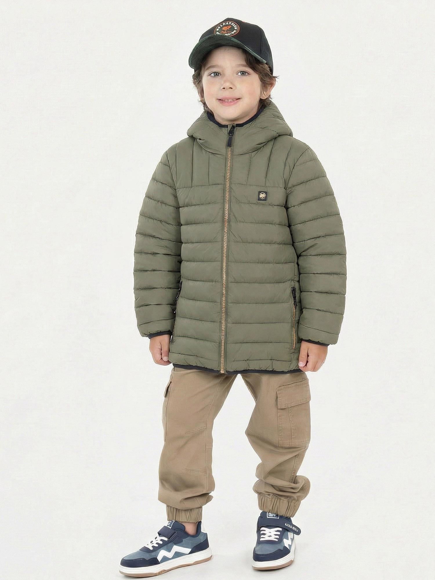 PARKA EASTPORT VERDE INFANTIL MAUI AND SONS - 4