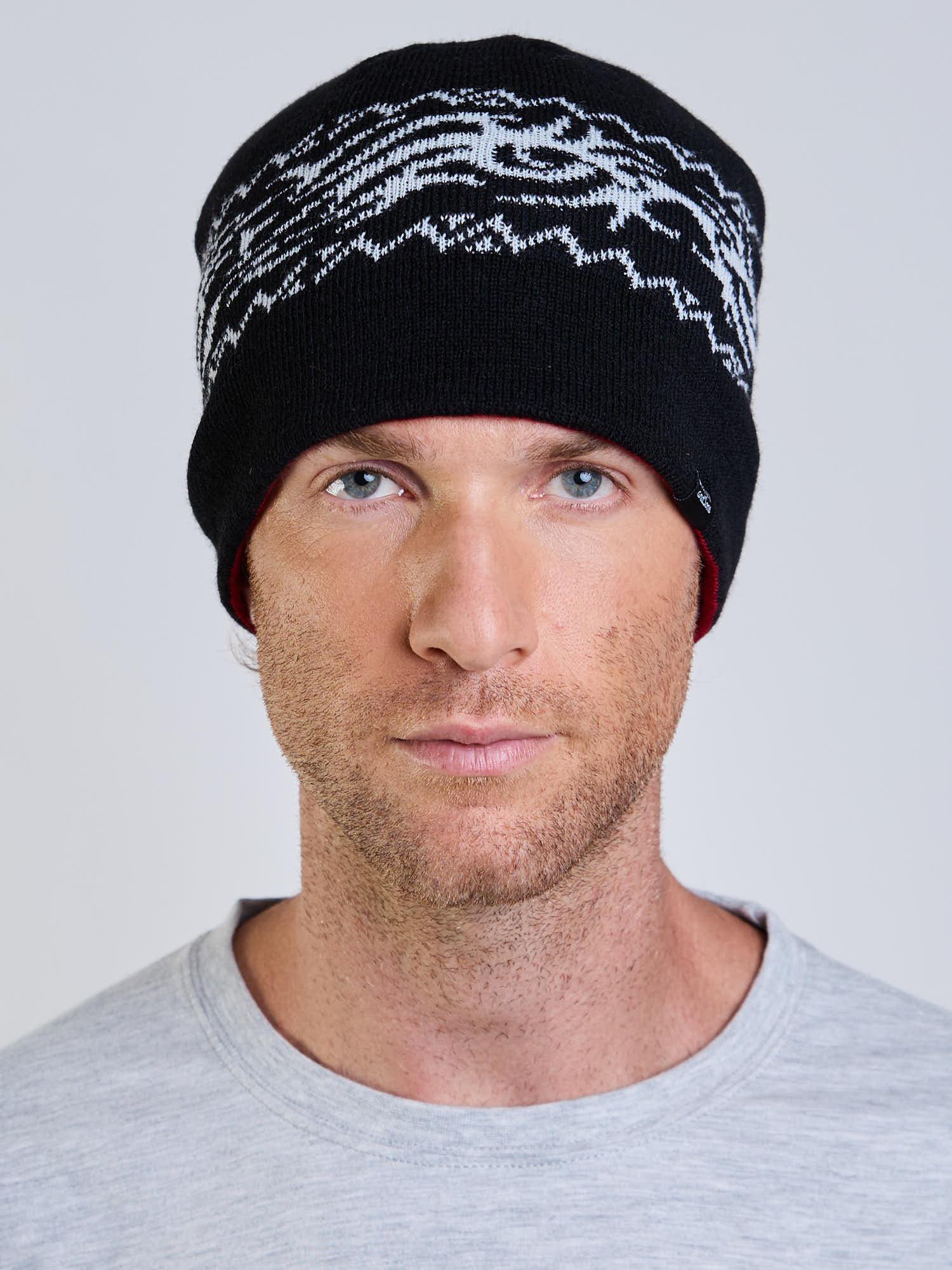 GORRO MADNESS REVERSIBLE NEGRO HOMBRE MAUI AND SONS - 1