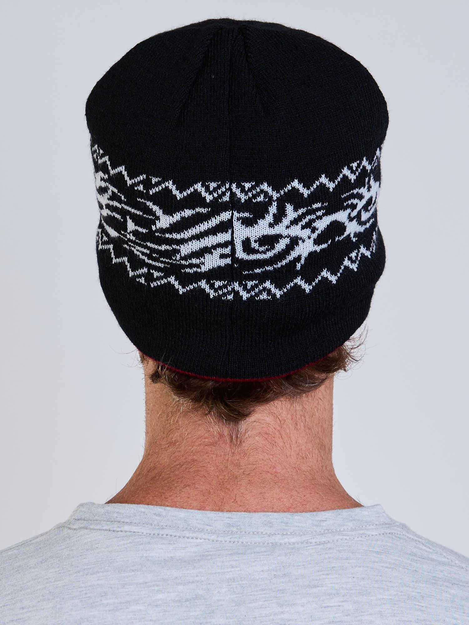 GORRO MADNESS REVERSIBLE NEGRO HOMBRE MAUI AND SONS - 3