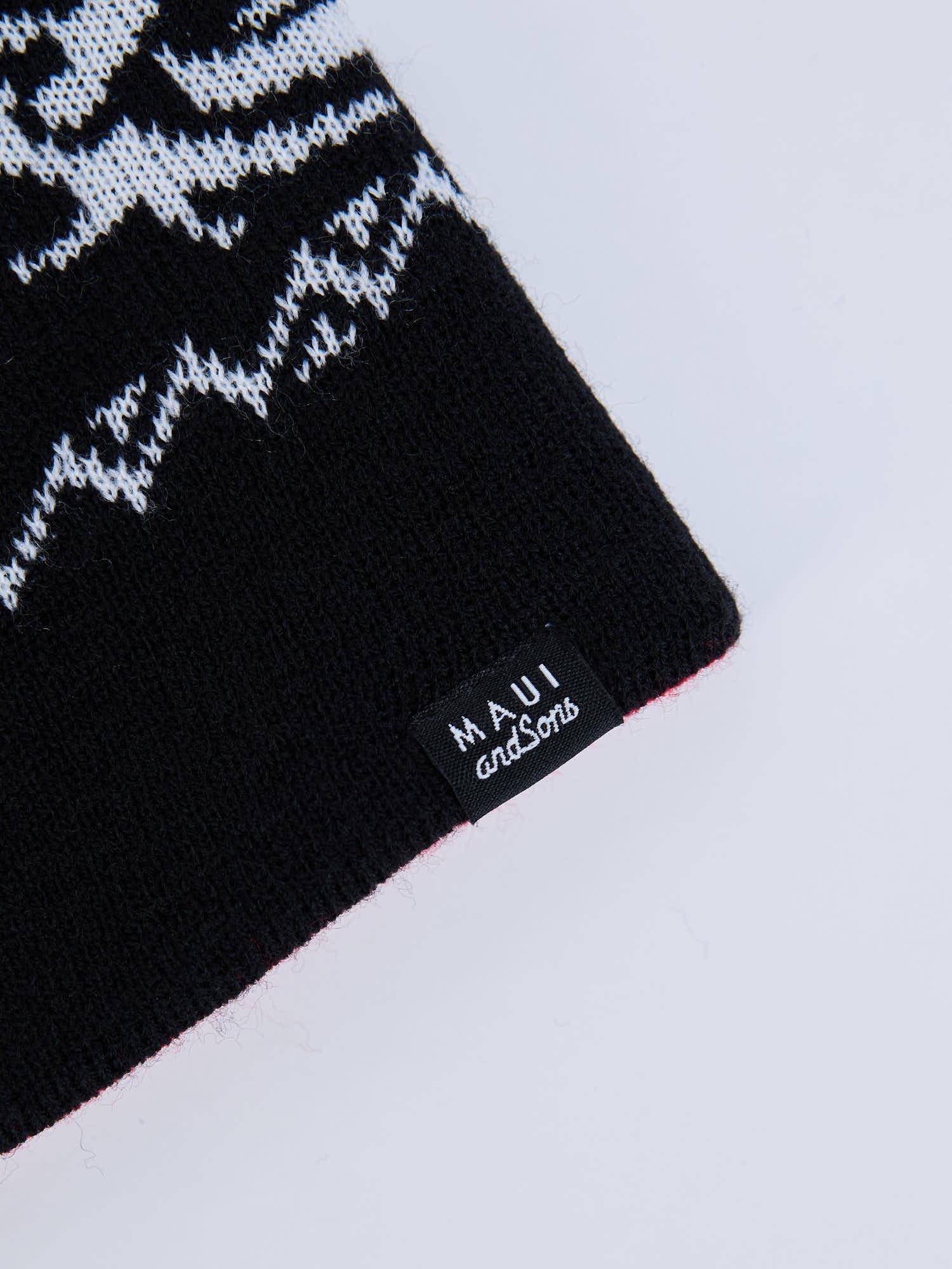 GORRO MADNESS REVERSIBLE NEGRO HOMBRE MAUI AND SONS - 6