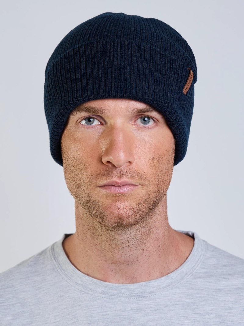 GORRO CUFF AZUL HOMBRE MAUI AND SONS - 1