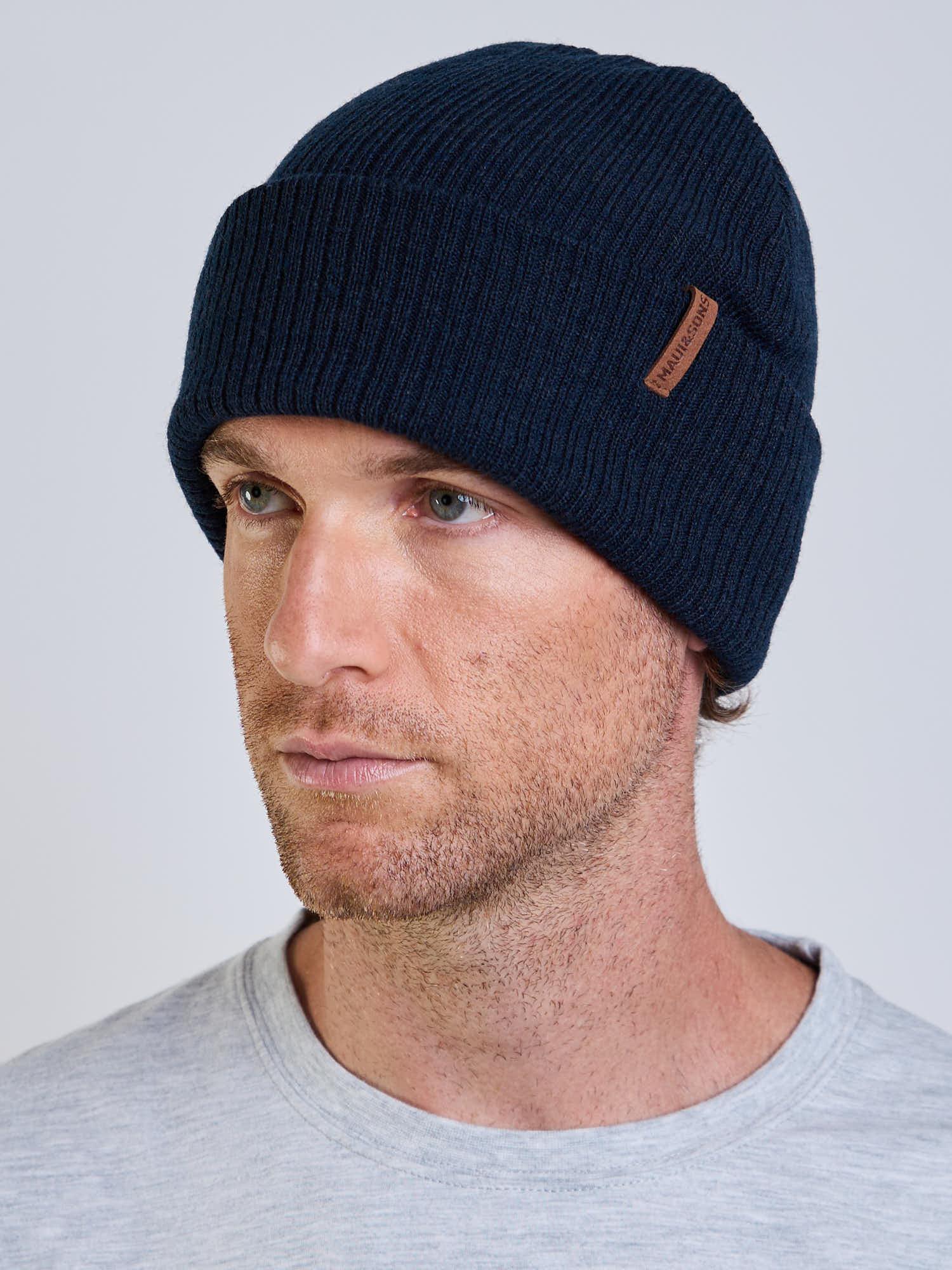GORRO CUFF AZUL HOMBRE MAUI AND SONS - 2