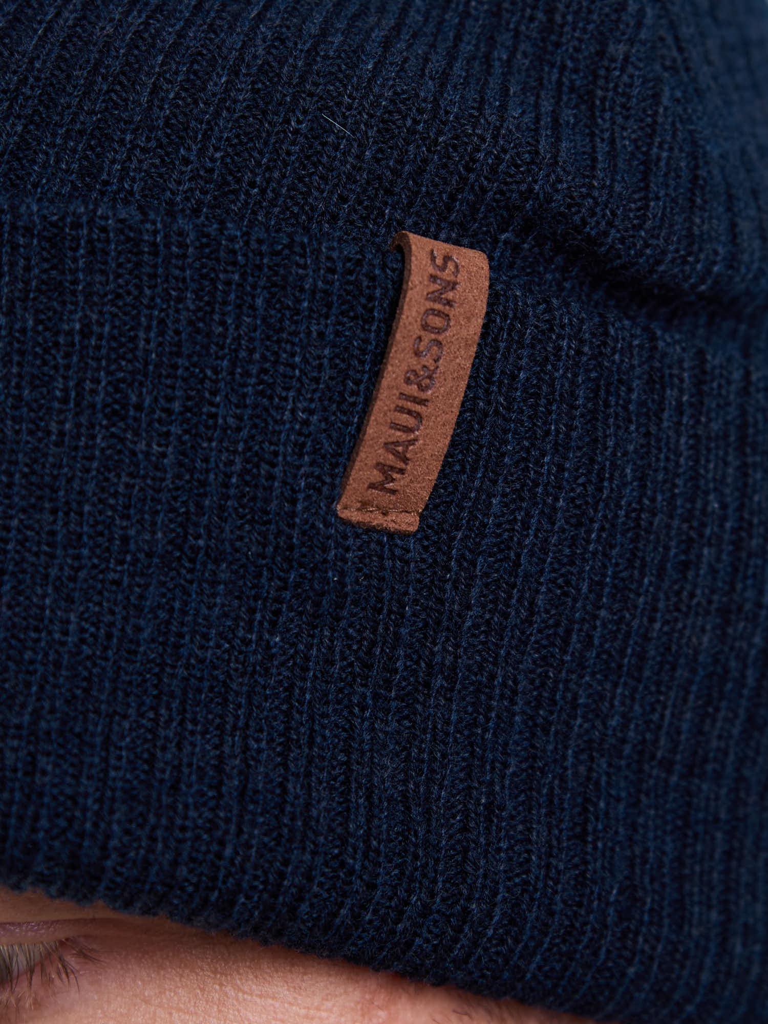 GORRO CUFF AZUL HOMBRE MAUI AND SONS - 4