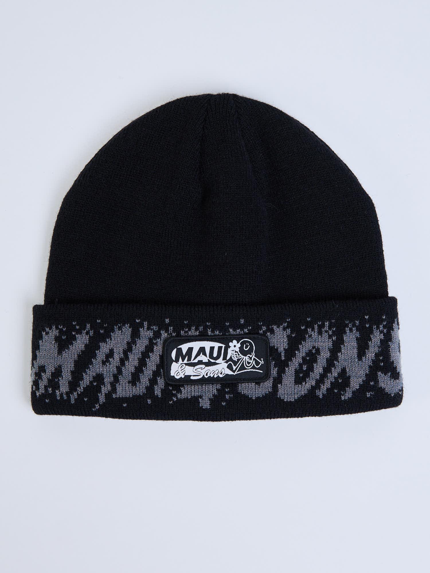 GORRO HAPPY DAY NEGRO HOMBRE MAUI AND SONS - 5