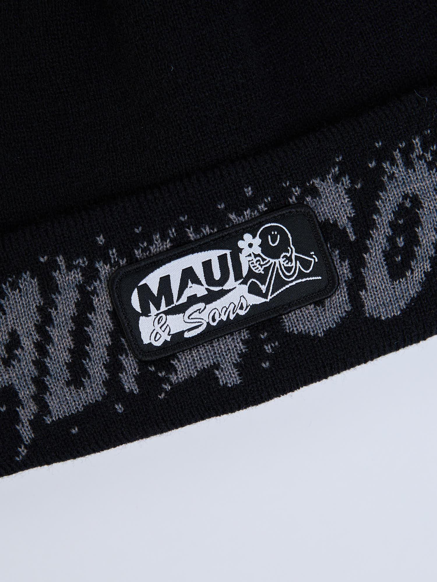 GORRO HAPPY DAY NEGRO HOMBRE MAUI AND SONS - 6