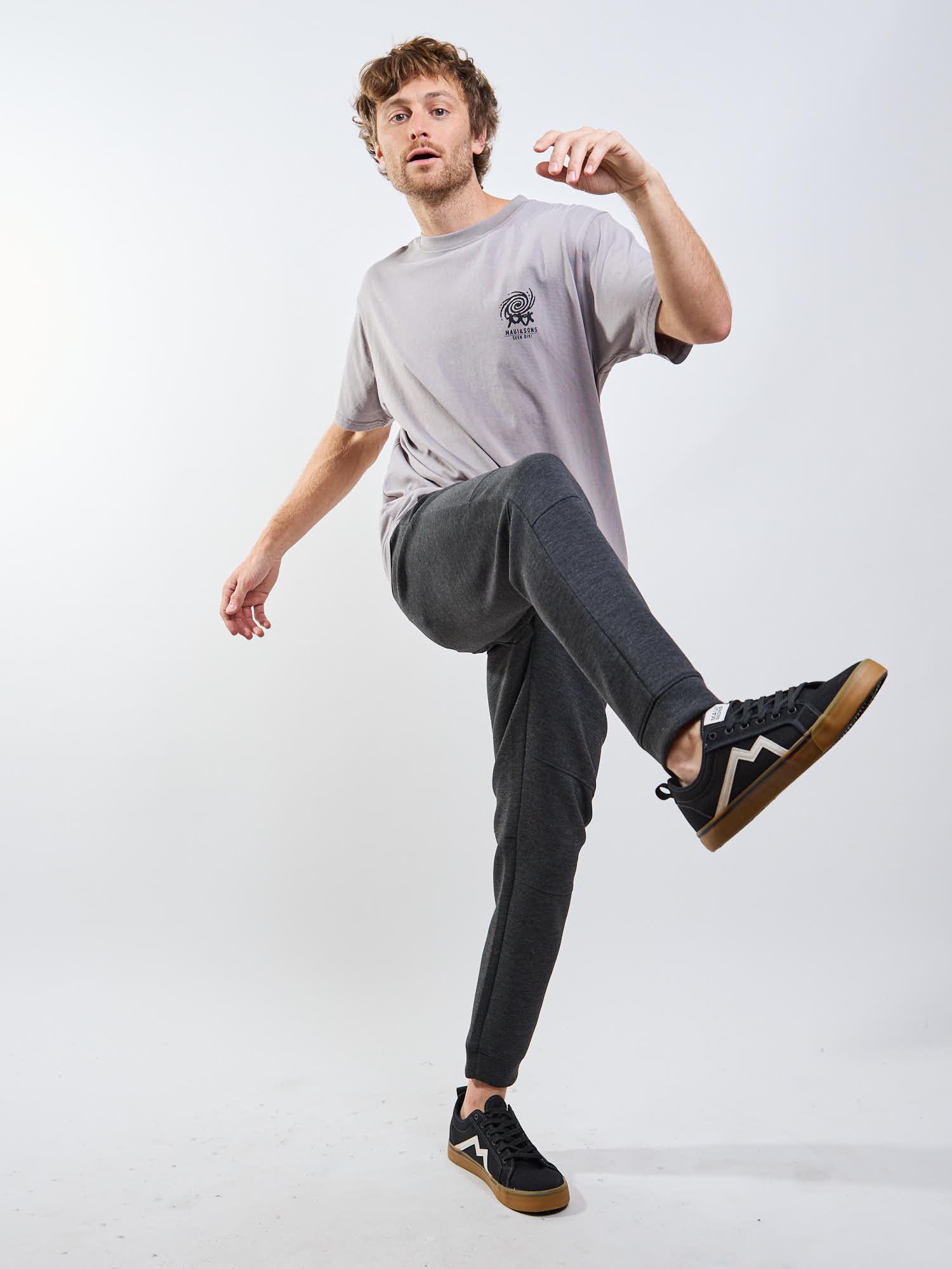 PANTALON JOGGER GLIDE GRIS HOMBRE MAUI AND SONS - 8