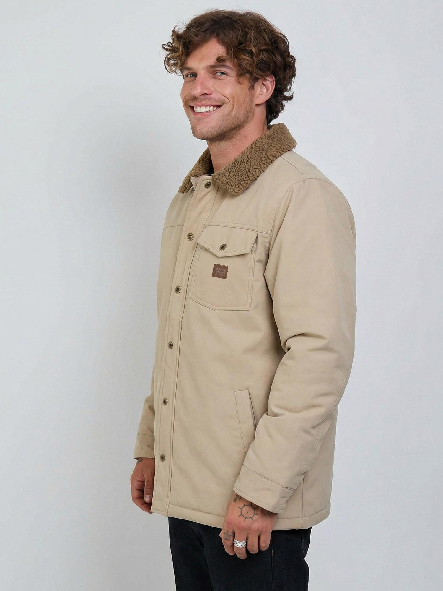 CHAQUETA WAVO BEIGE HOMBRE MAUI AND SONS - 3