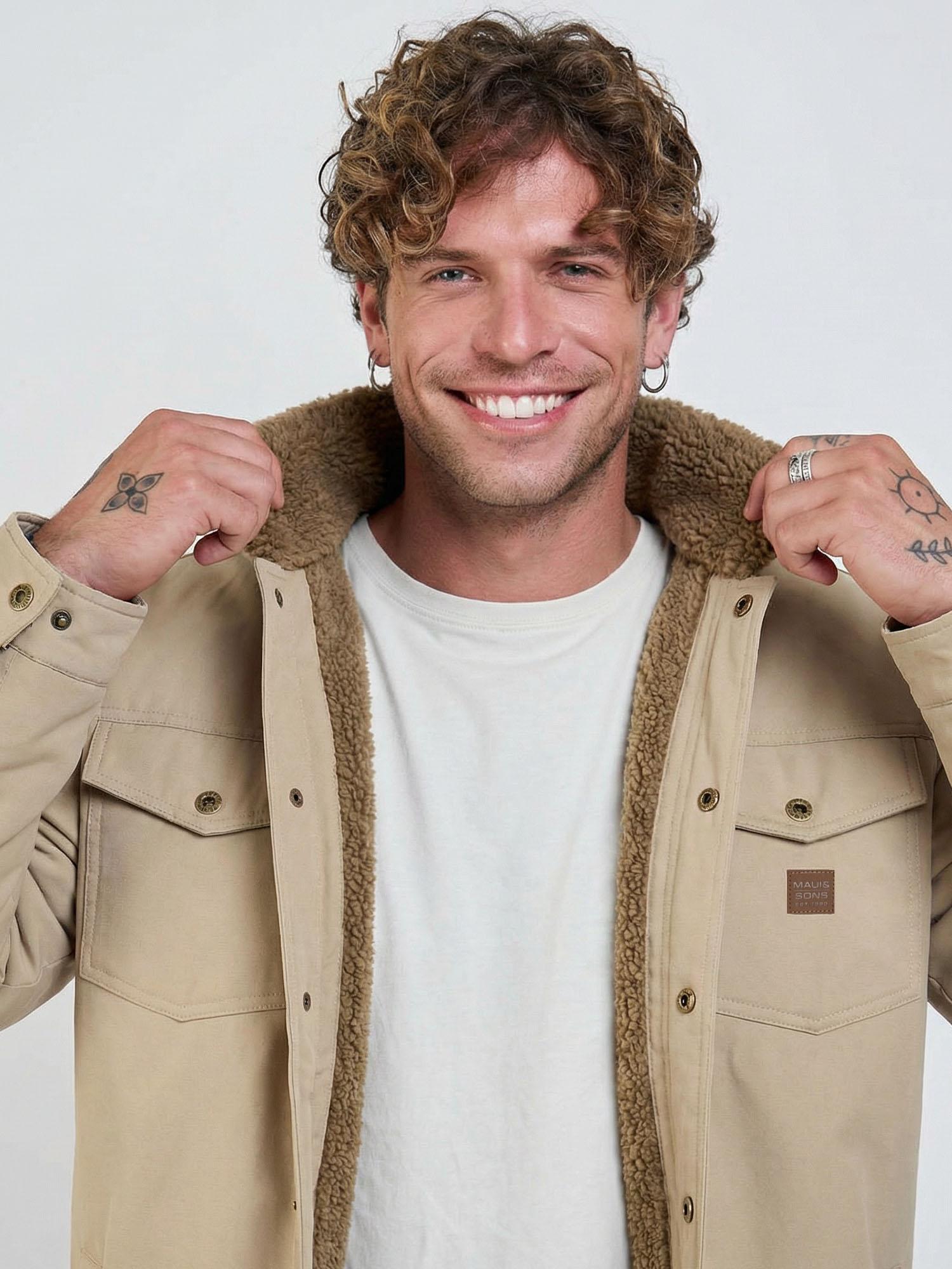 CHAQUETA WAVO BEIGE HOMBRE MAUI AND SONS - 4