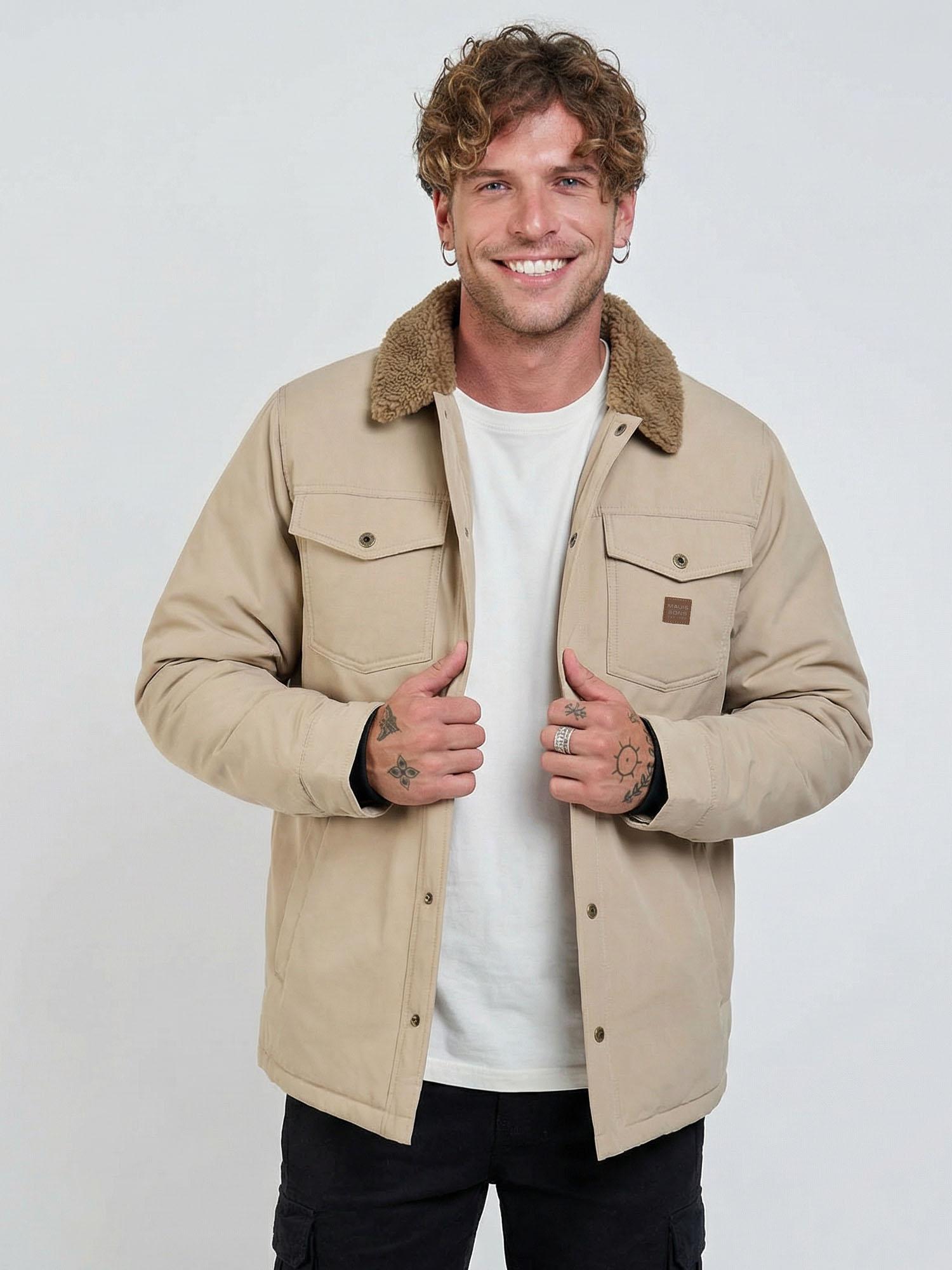 CHAQUETA WAVO BEIGE HOMBRE MAUI AND SONS - 5