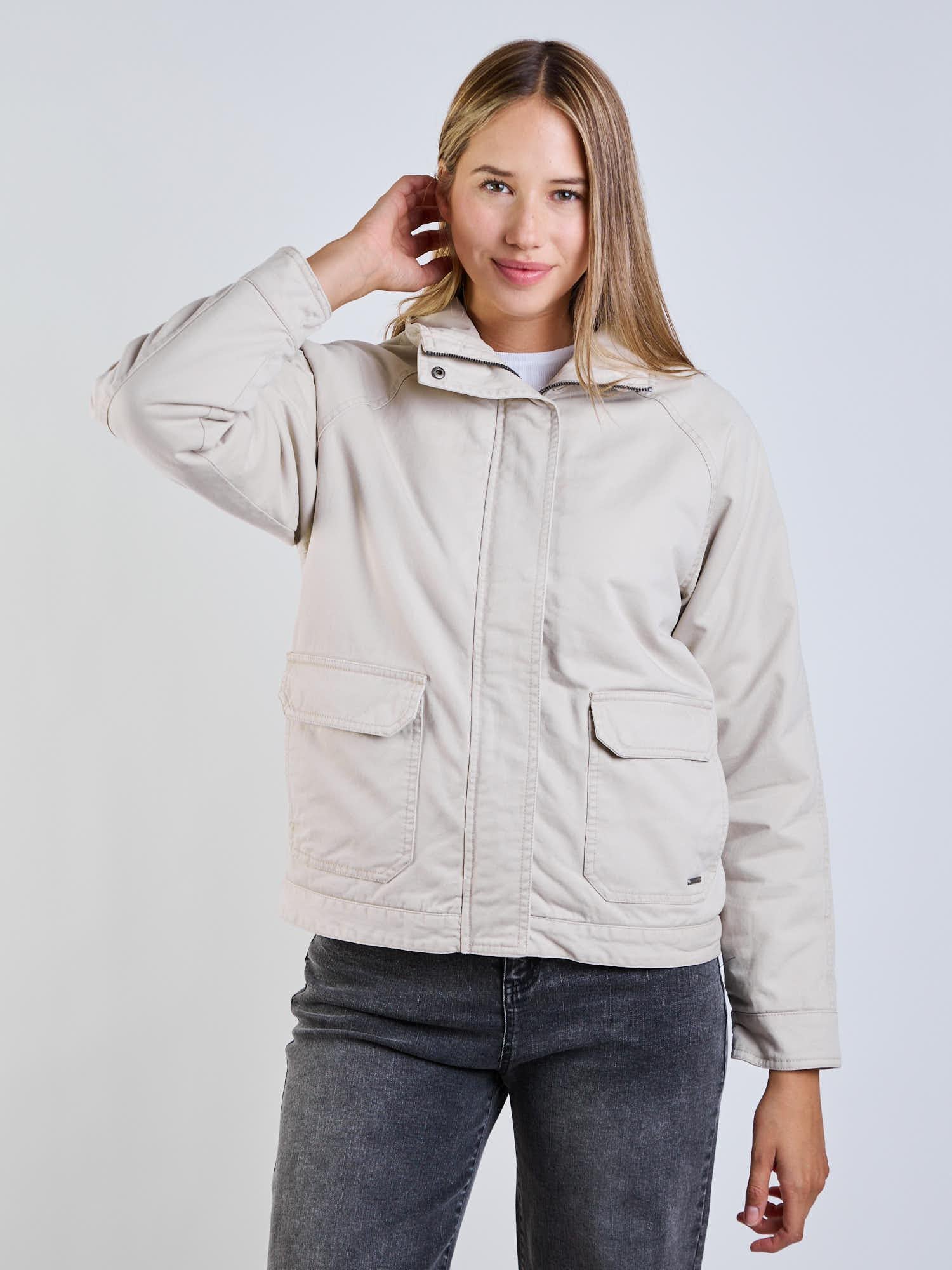 CHAQUETA POPPA BEIGE MUJER MAUI AND SONS - 1