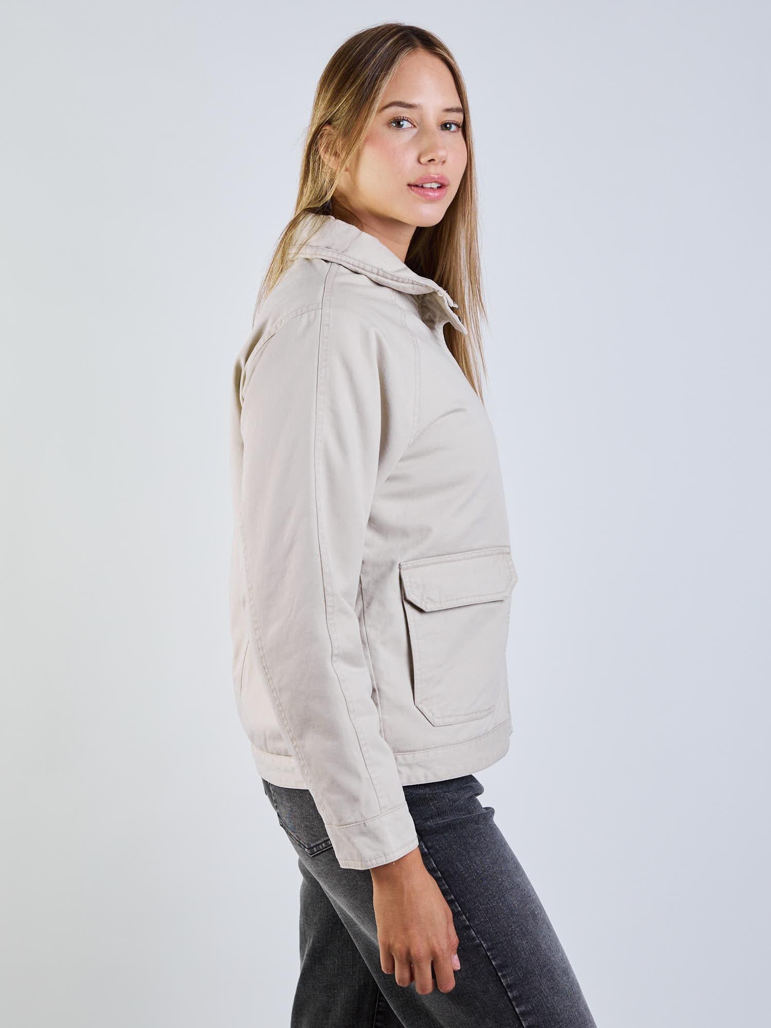 CHAQUETA POPPA BEIGE MUJER MAUI AND SONS - 3