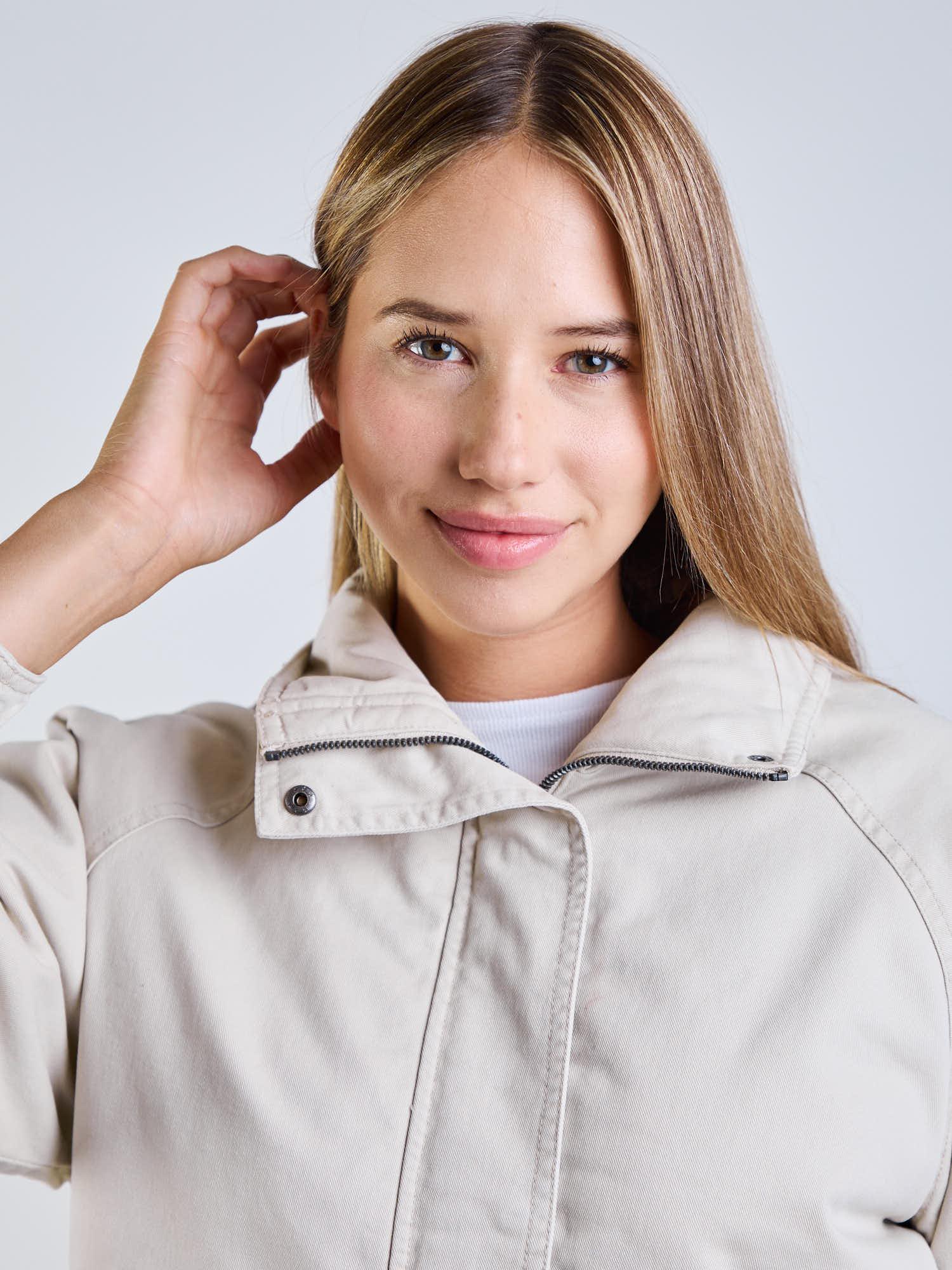 CHAQUETA POPPA BEIGE MUJER MAUI AND SONS - 4