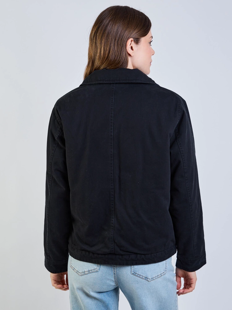 CHAQUETA POPPA NEGRO MUJER MAUI AND SONS - 2